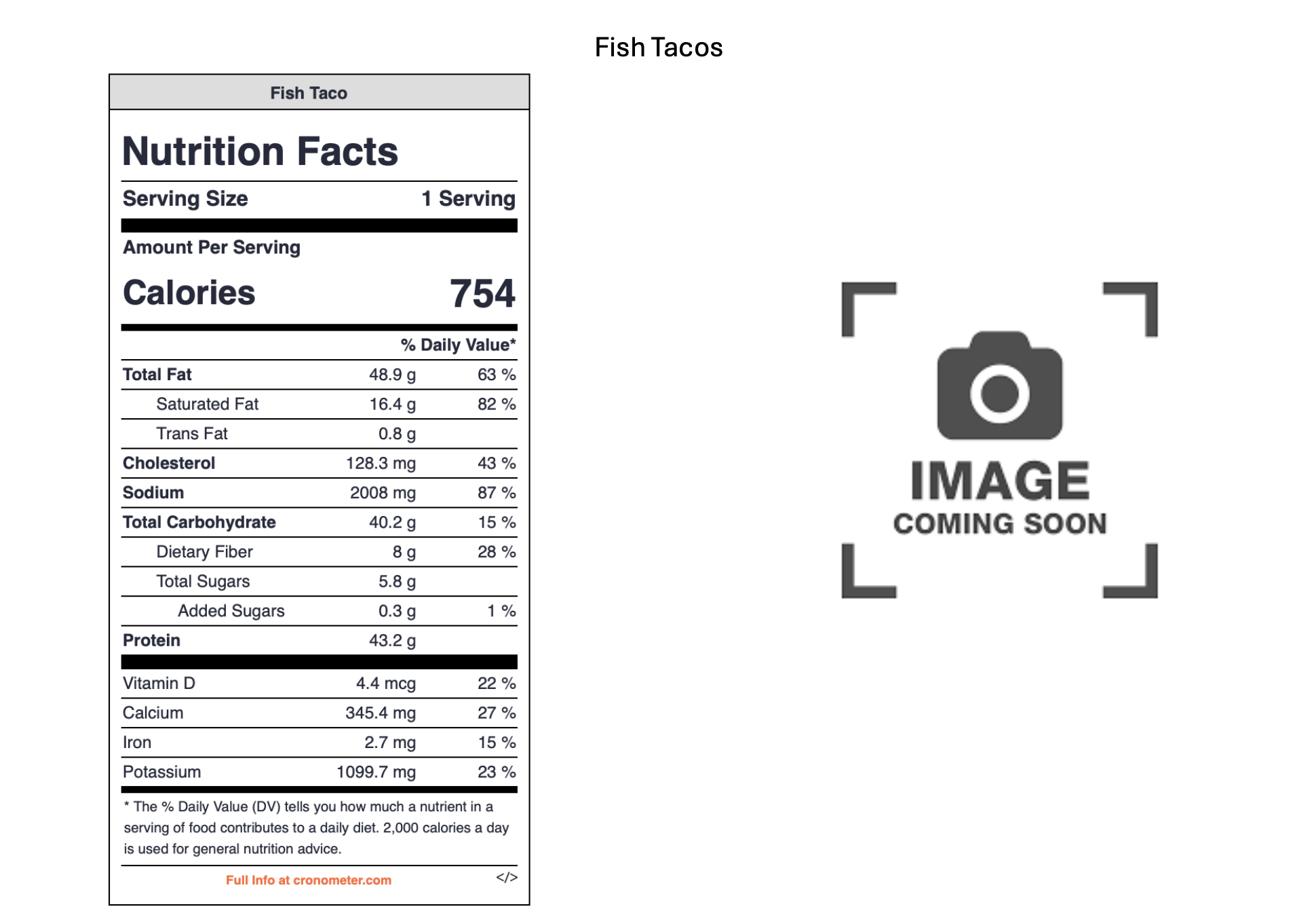 Placeholder image with a camera icon and the text 'Image Coming Soon'.