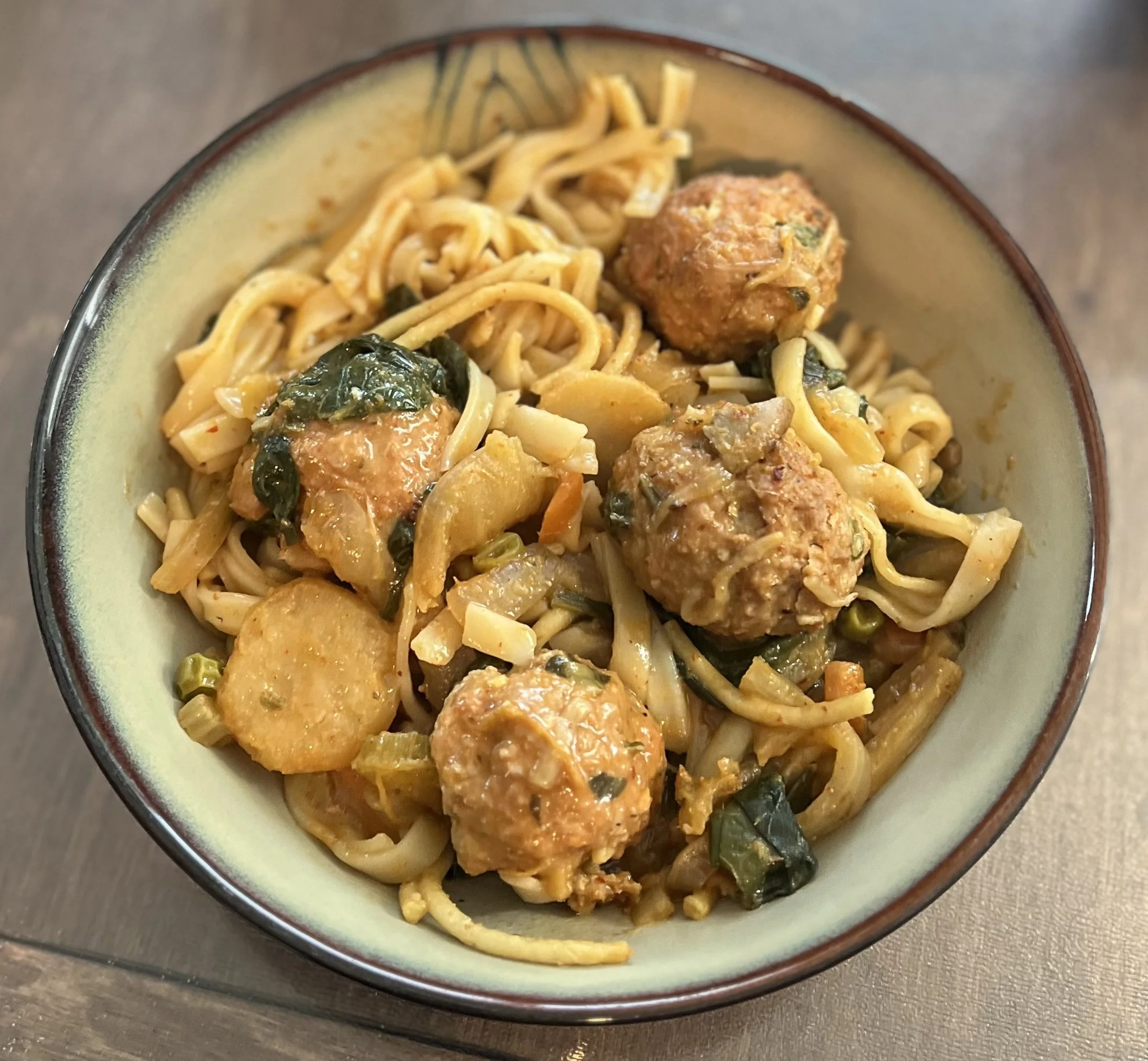 Meatballs in Curry Sauce