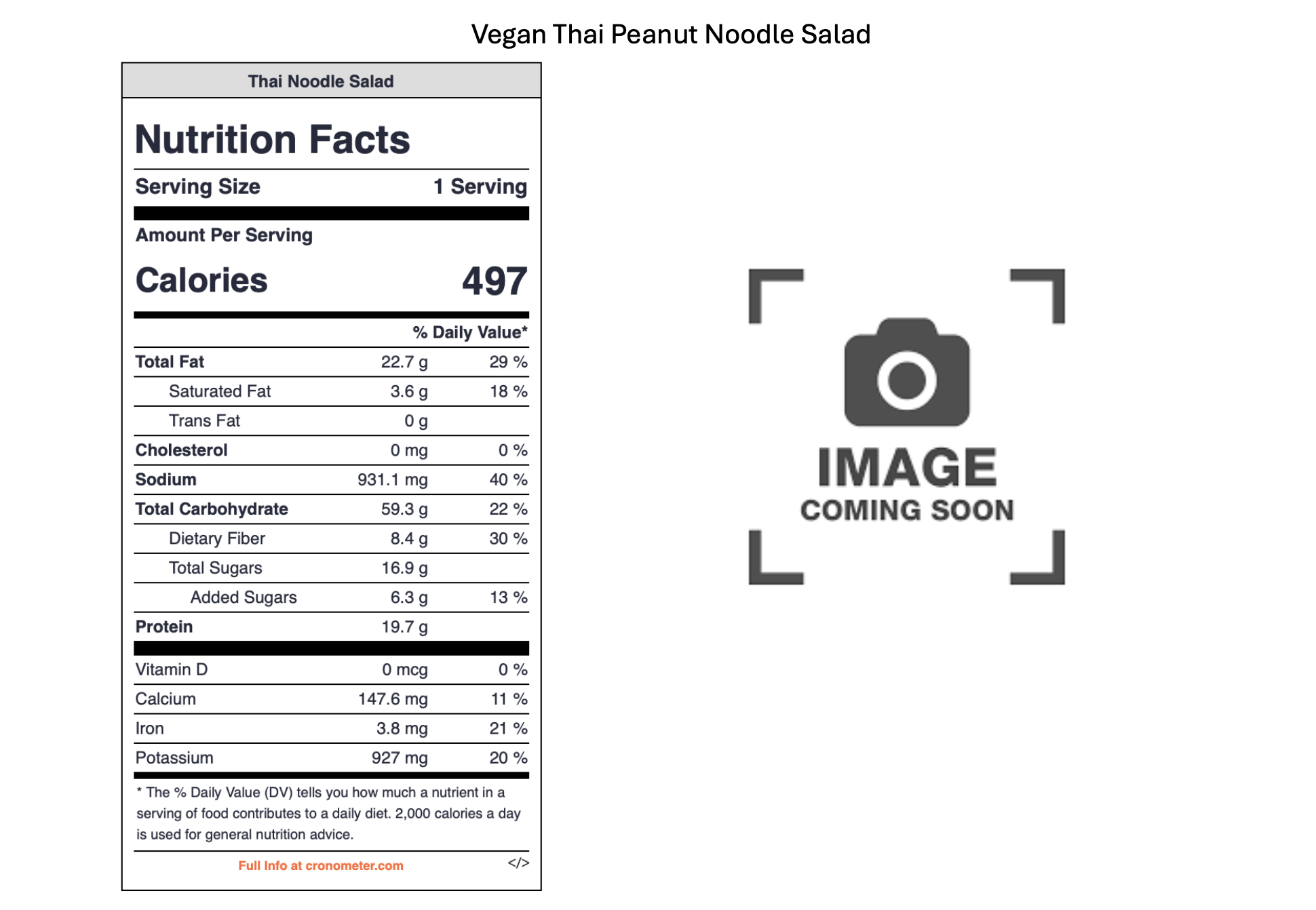 Placeholder image with the text 'Image coming soon' and an icon of a camera.