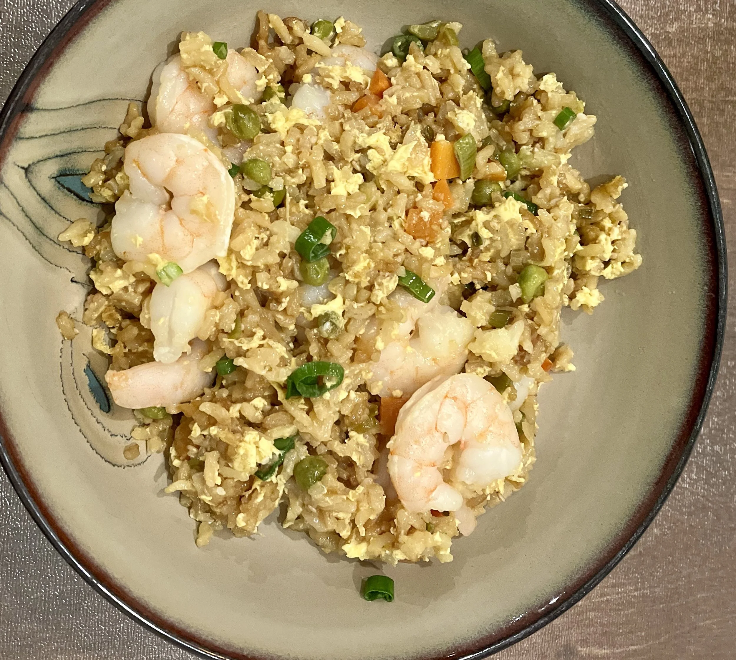 Baked Shrimp Fried Rice