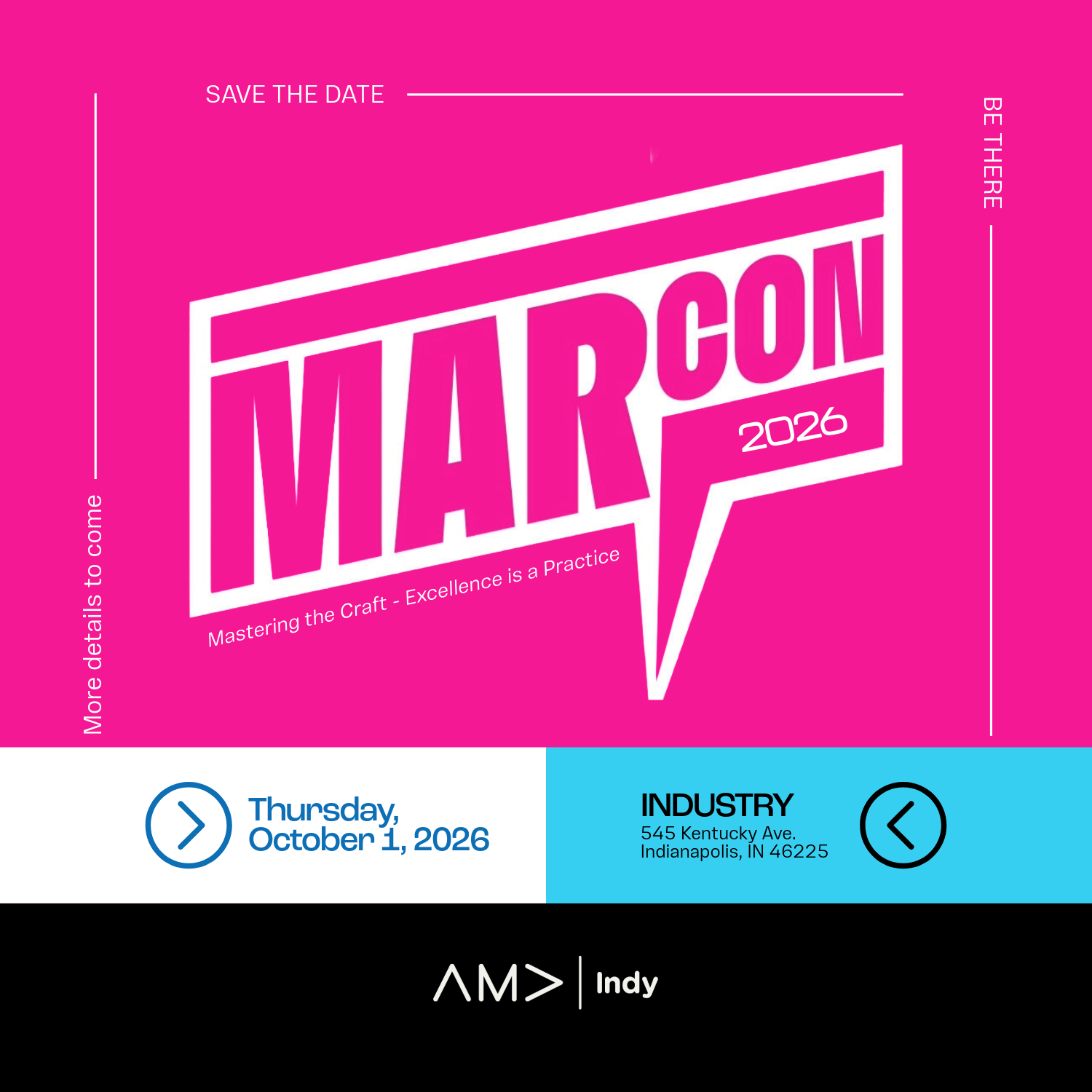 MARCON:  Mastering the Craft - Excellence is a Practice