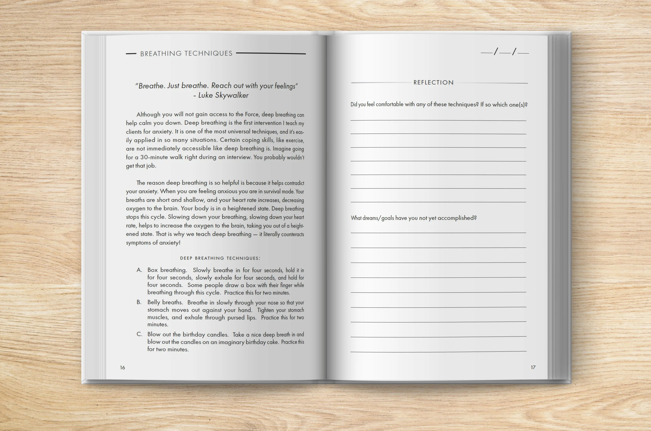 Interior Book Design - Journal