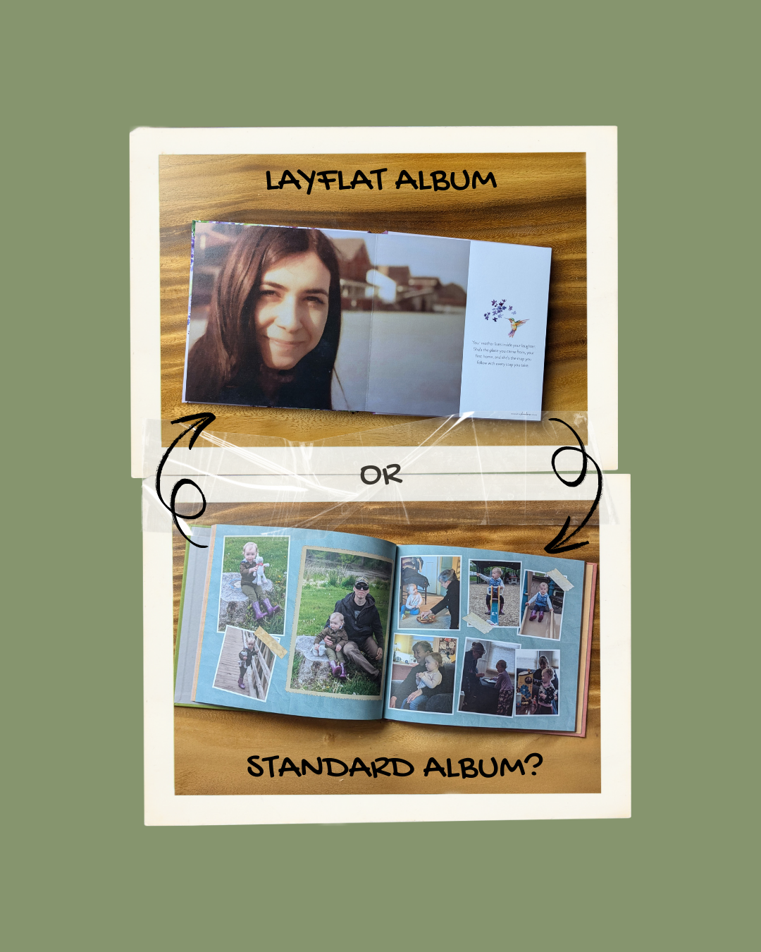 What’s the difference between Layflat and Standard Pages?