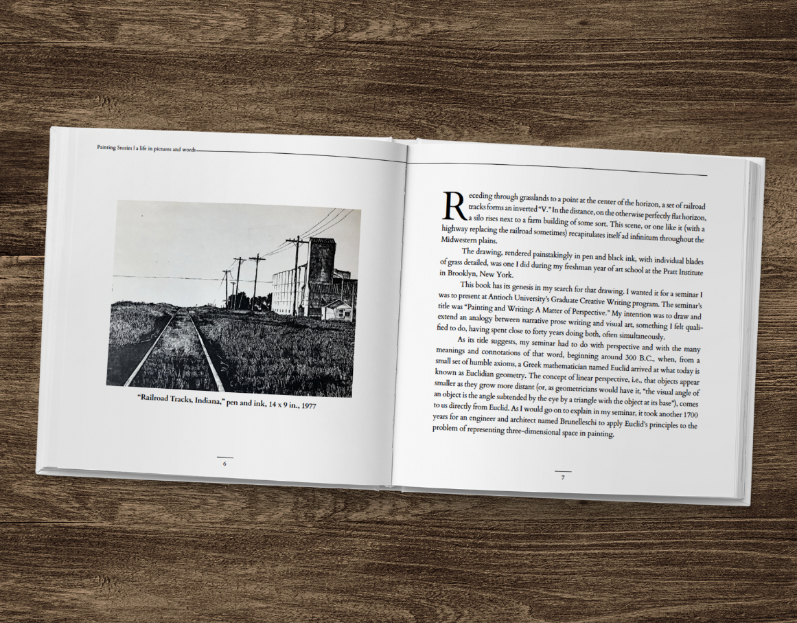 Paintings & Stories - Interior Book Design | Photo Placement and formatting text