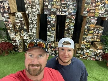 Owen Murray and dad, Mike Murray attending the World Dairy Expo, Photo courtesy of M.Murray