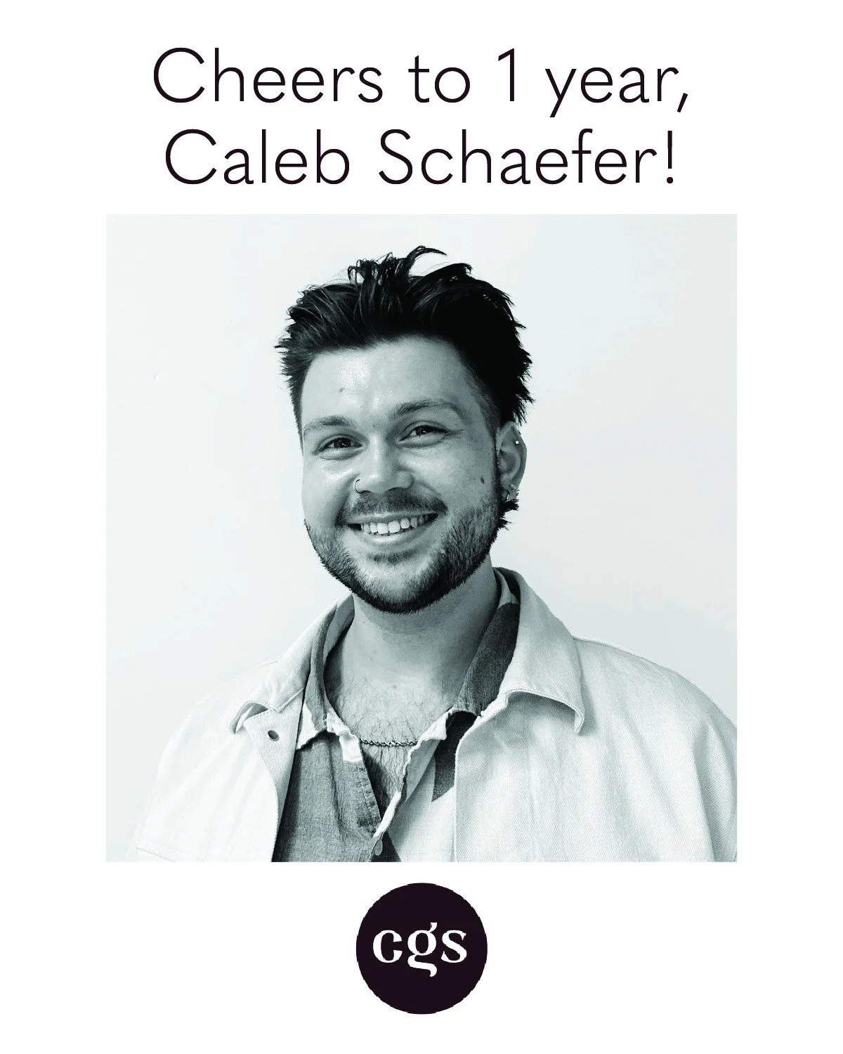 Happy work-iversary, Caleb! You're an integral part of CGS, and we're grateful for your contributions to our work and our team! 

#charliegreenestudio
#thebestteam