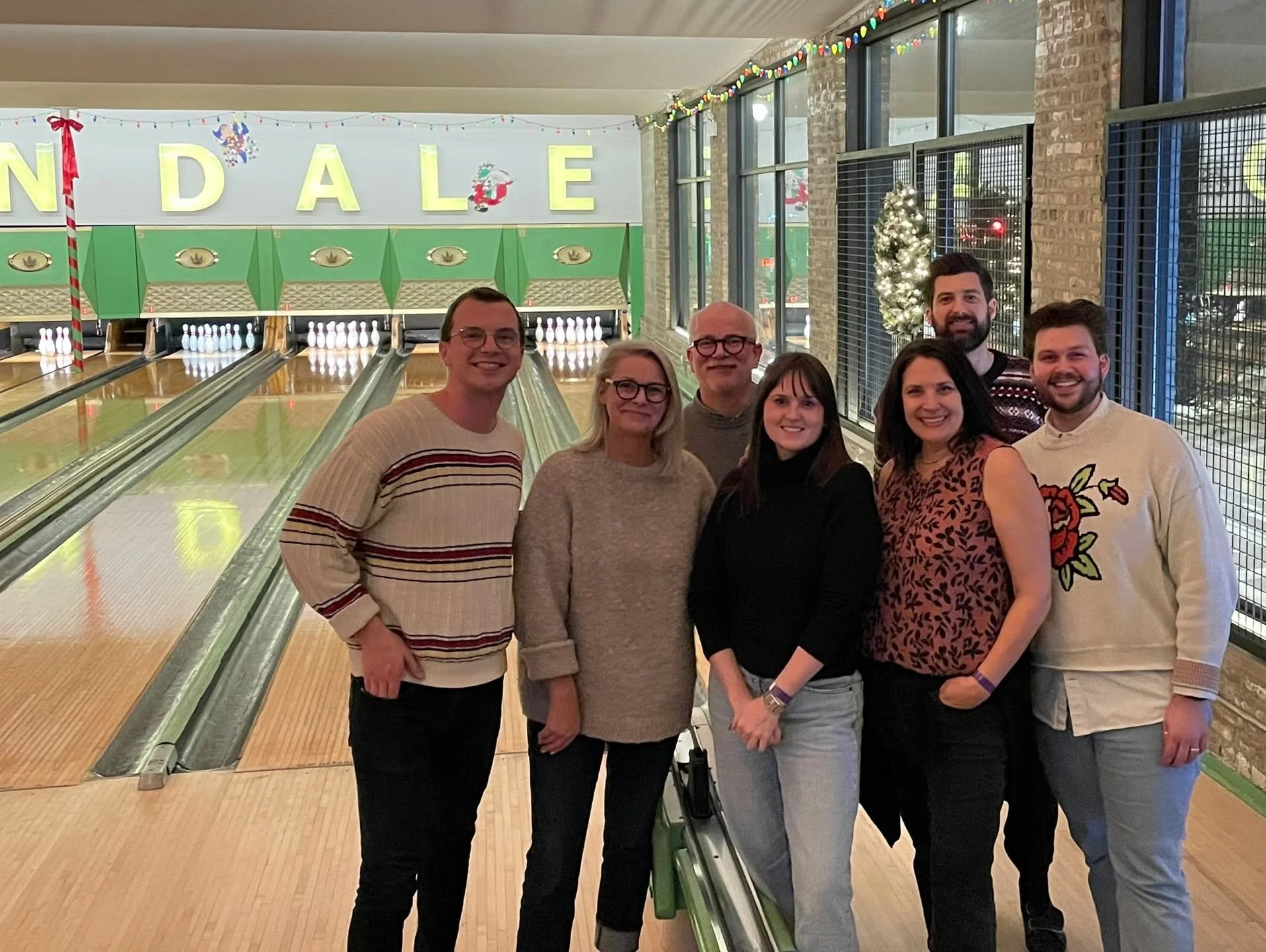 Our team had a blast last night at @avondalebowl ! Happy holidays, everyone!

#holidayparty2025
#thebestteam
#charliegreenestudio