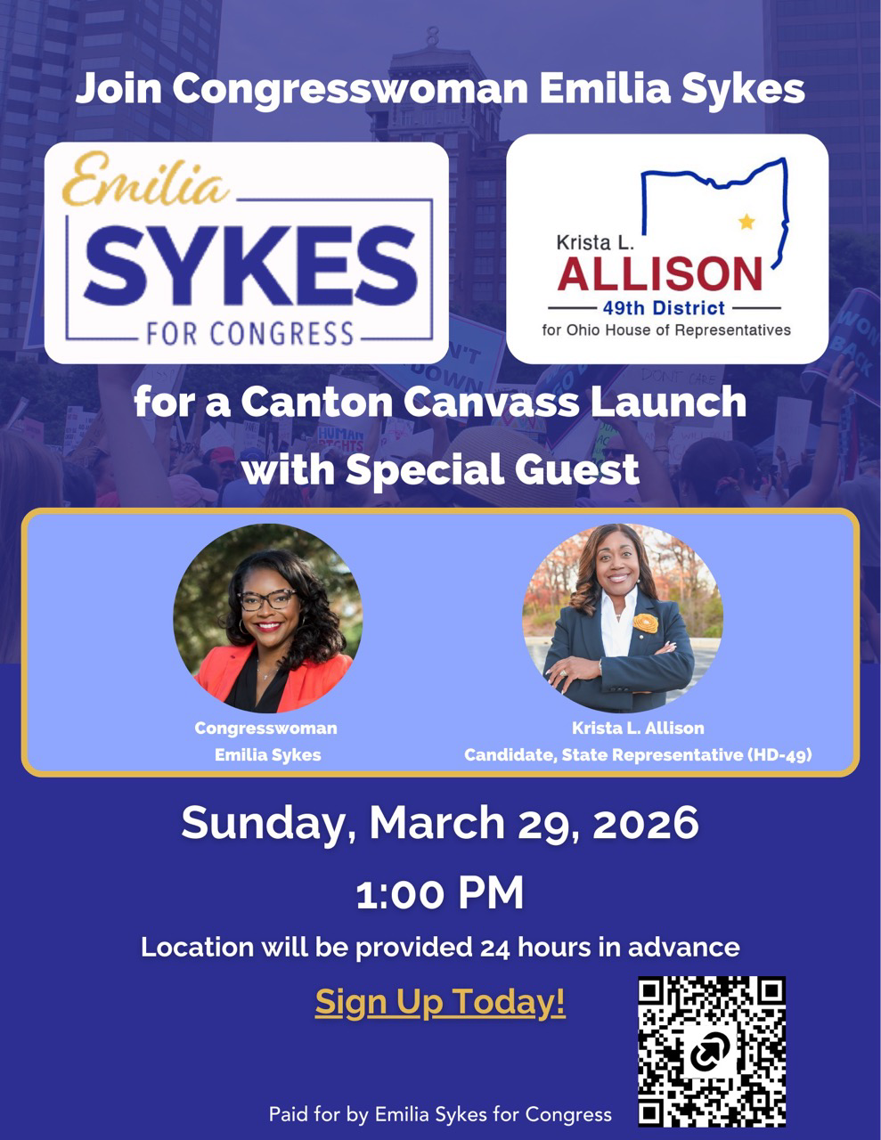 Canton Canvass Launch