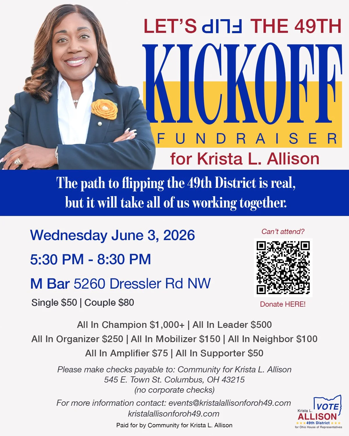 Flip the 49th Kickoff Fundraiser