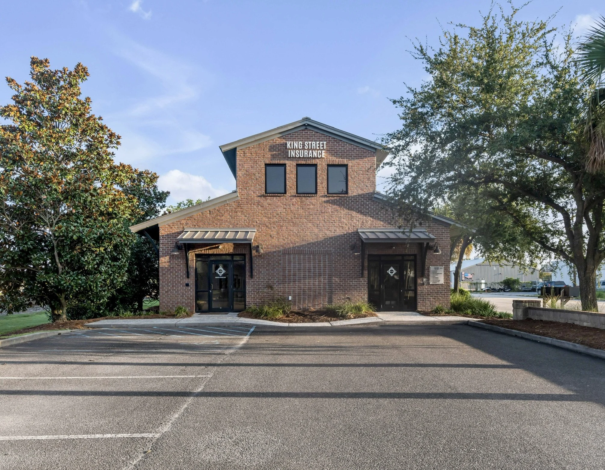 Building signage and dedicated parking for free
