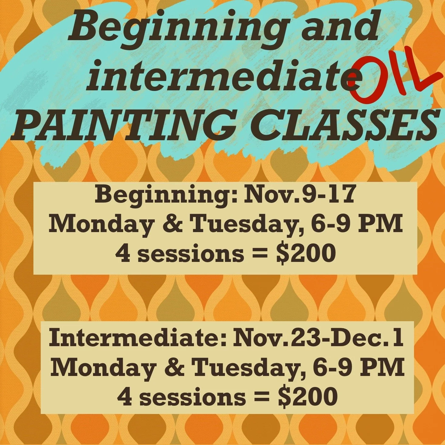 Beginning Oil Class