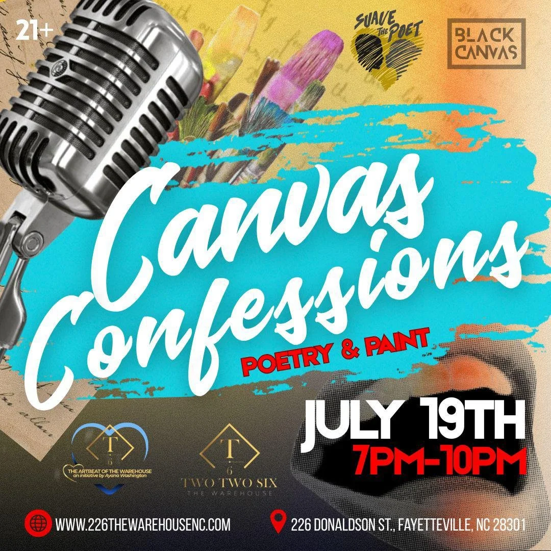 Canvas Confessions: A Paint & Poetry Event
