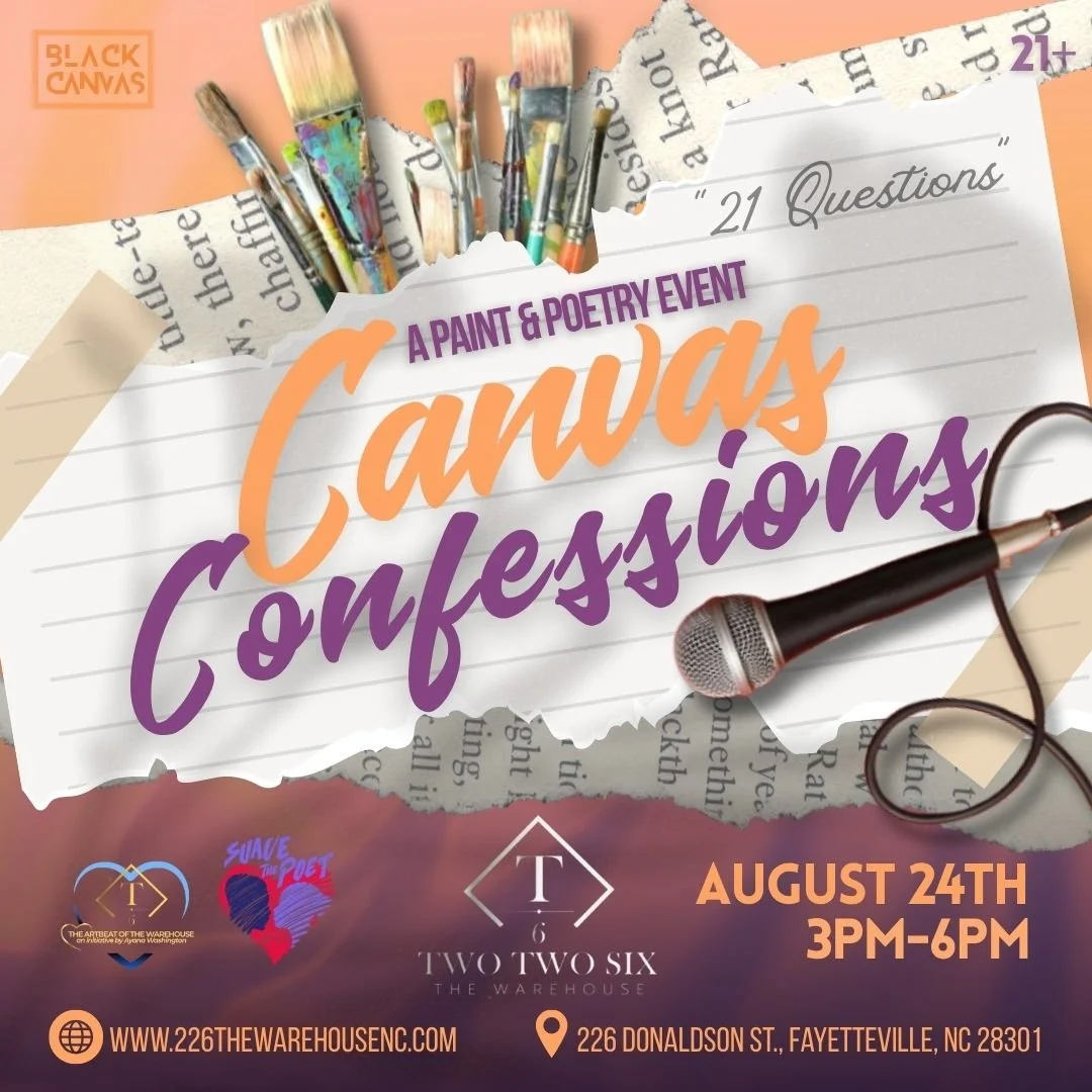 Canvas Confessions: A Paint & Poetry Event