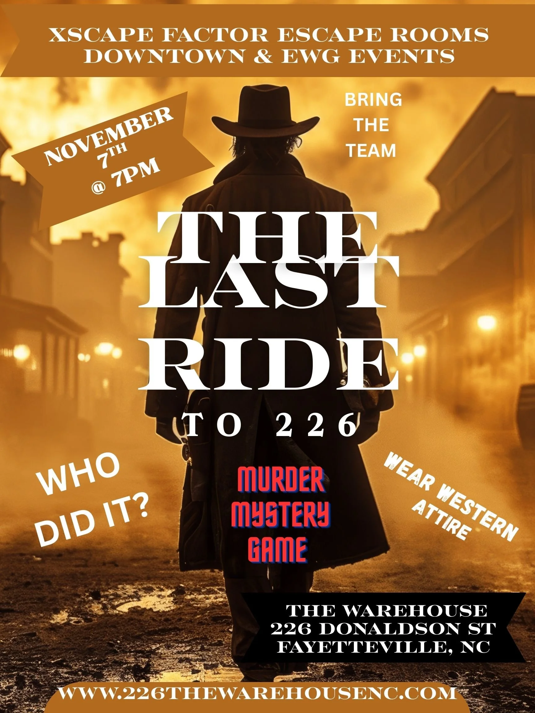 The Last Ride to 226 ~ Murder Mystery Event