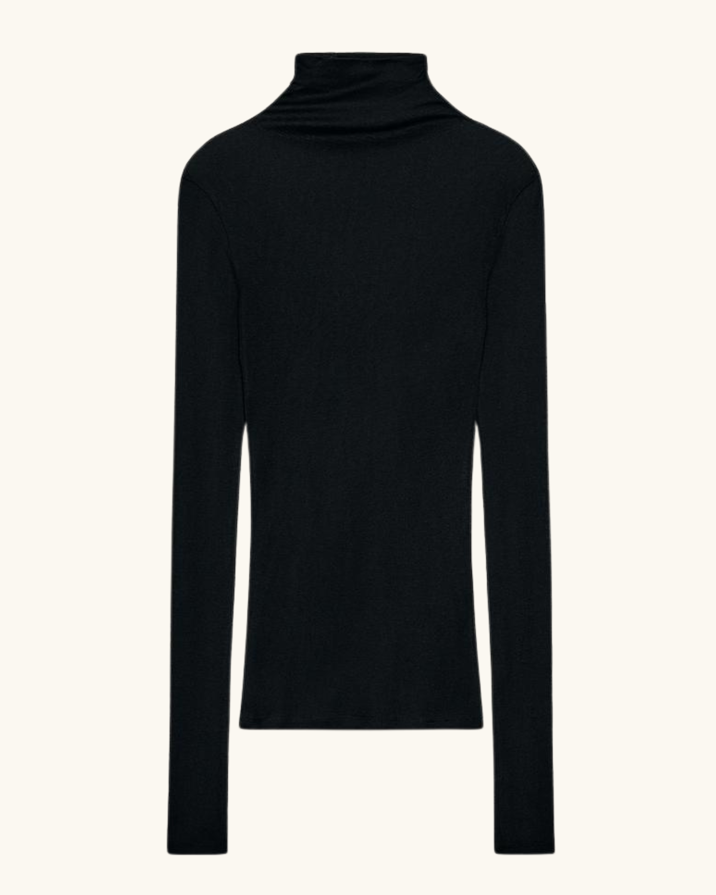 ZARA T-SHIRT EN COTON SUPIMA® COUPE SLIM - COL MONTANT - LONGUEUR NORMALE - MANCHES EXTRA LONGUES  T-shirt confectionné en filature de coton Supima® 100 %. Col montant avec manches extra longues. Ourlet droit.