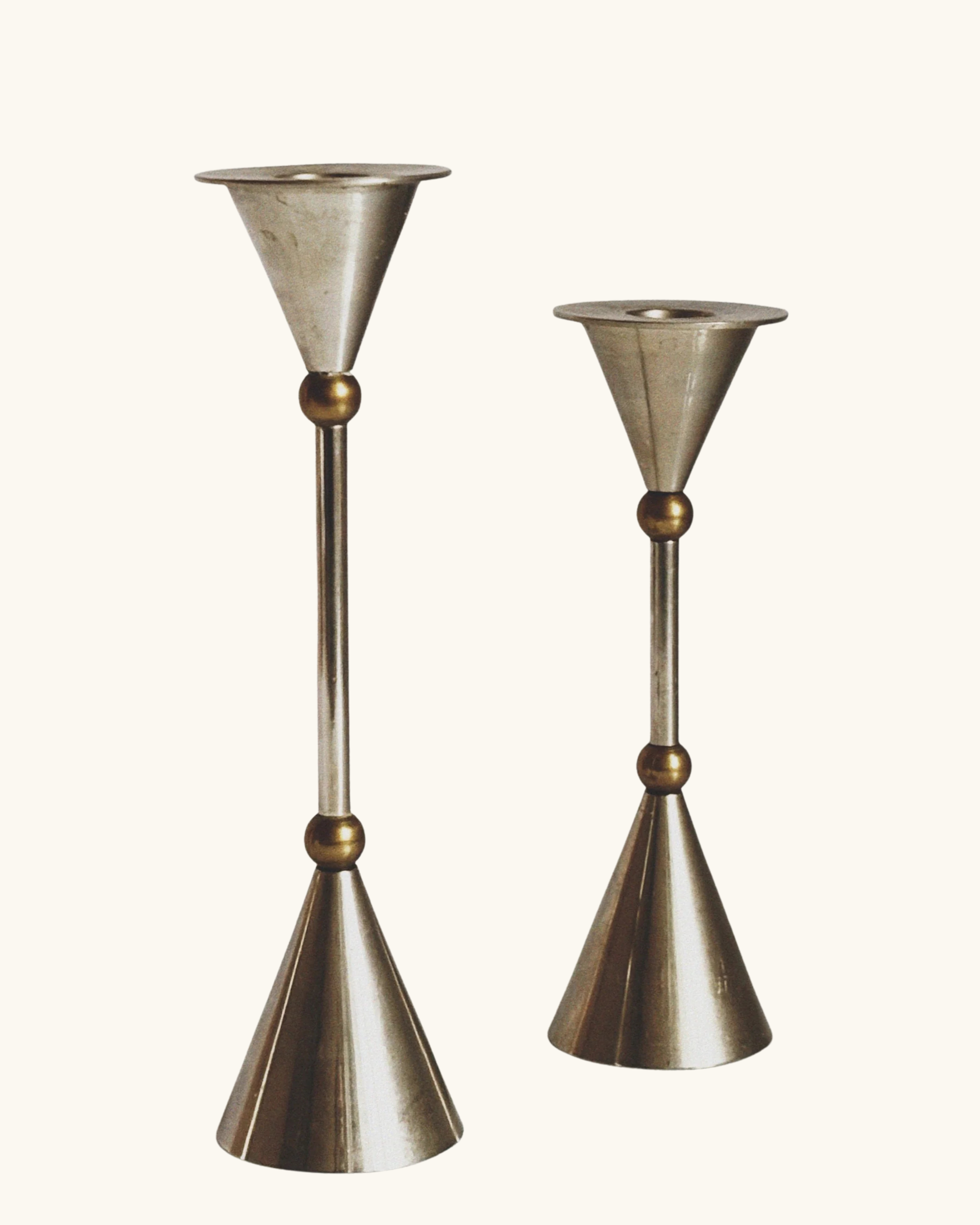 The Oblist Bougeoirs en métal et laiton postmodernes