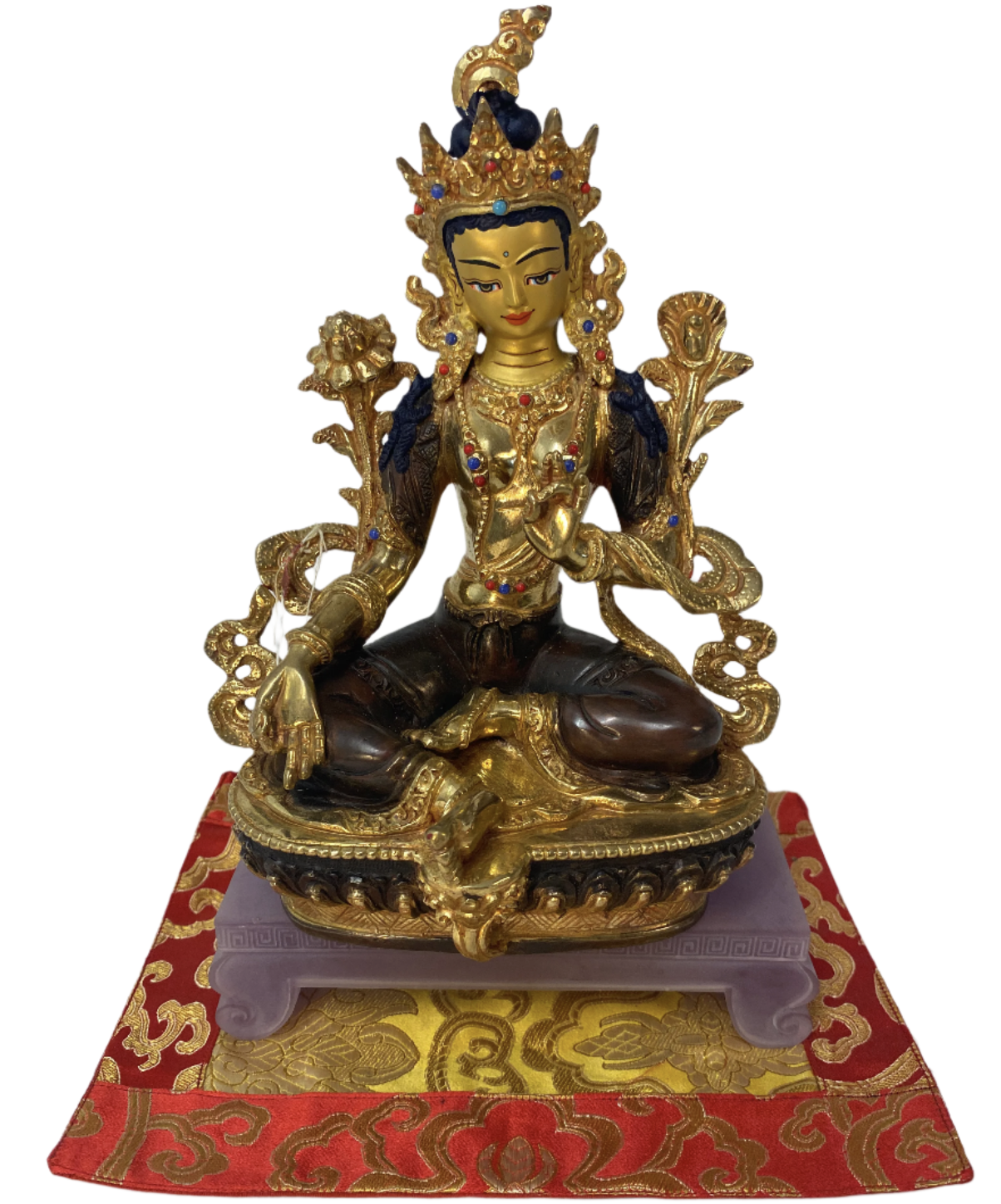 Green Tara Statue - Kopan Monastery.png