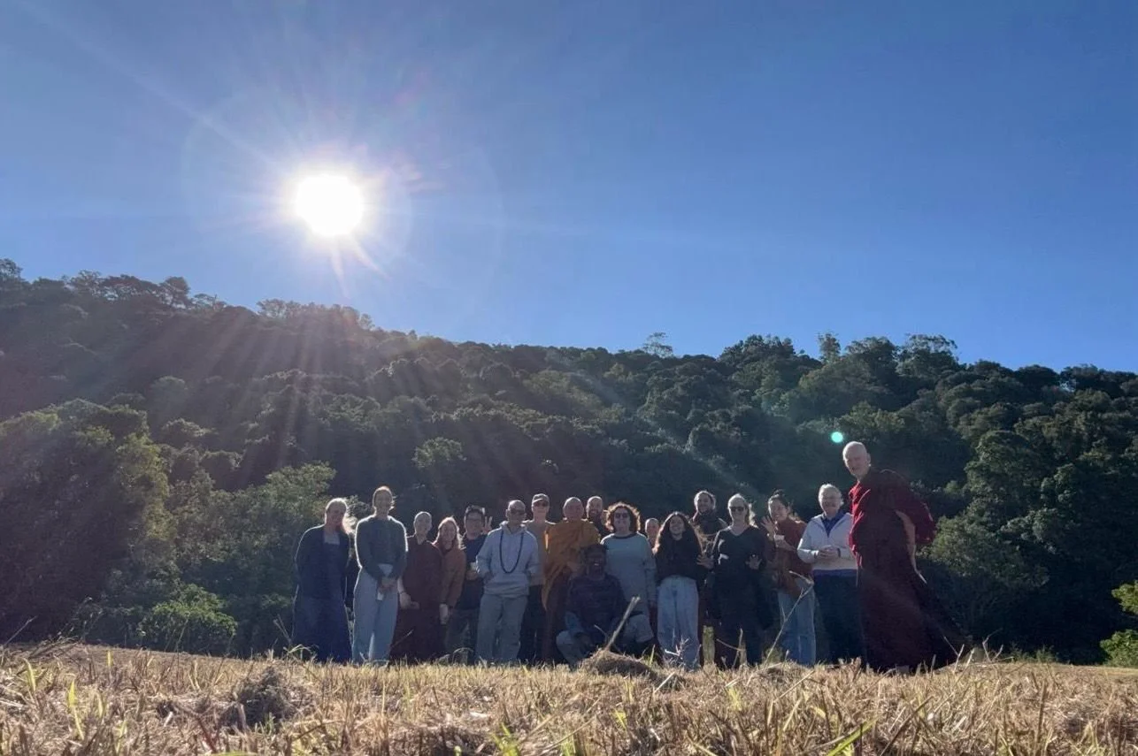 ✨ Profound Chokhor Duchen Heart Sutra Retreat with Geshe Tsultrim-la 🙏
Our three-day Heart Sutra Retreat with Geshe Tsultrim-la, which concluded auspiciously yesterday in honor of Chokhor Duchen, was deeply inspiring and transformative experience.