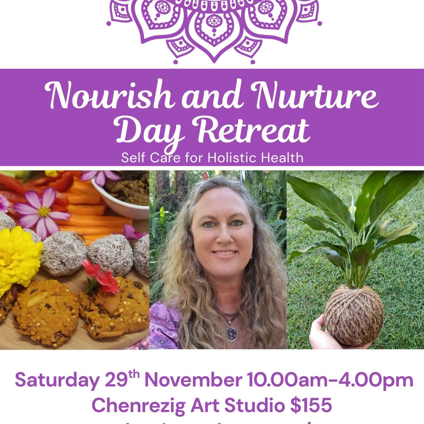 ✨ Nourish &amp; Nurture &ndash; A Day Retreat at Chenrezig Institute ✨
Step away from the rush and give yourself a day of peace, creativity &amp; gentle care &mdash; facilitated by Carmen Lizasoain, Naturopath (Eclectic Earth) 🌿
💆&zwj;♀️ Mini-massa