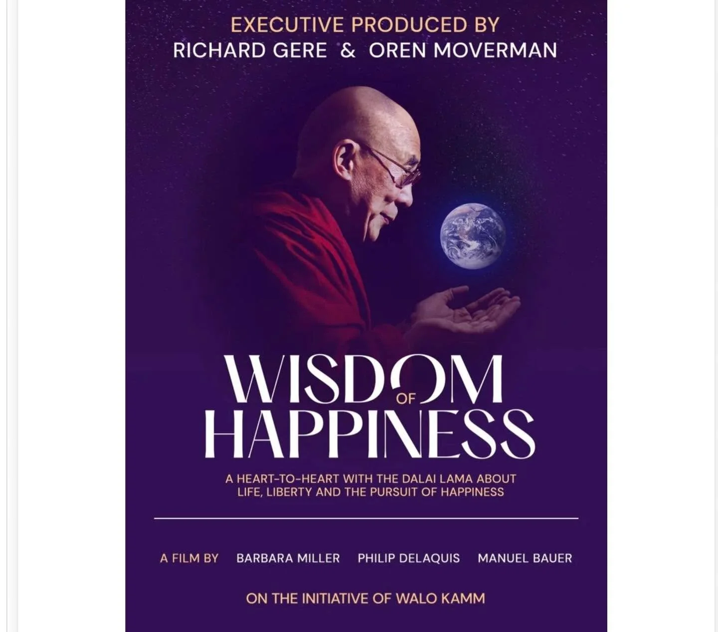 ✨ Advanced Premiere Screening: Wisdom of Happiness &mdash; Tomorrow, 20th December at 6:30pm ✨

Join us for a special screening in the Gompa at Chenrezig Institute of Wisdom of Happiness &mdash; a profound and deeply cinematic documentary featuring T