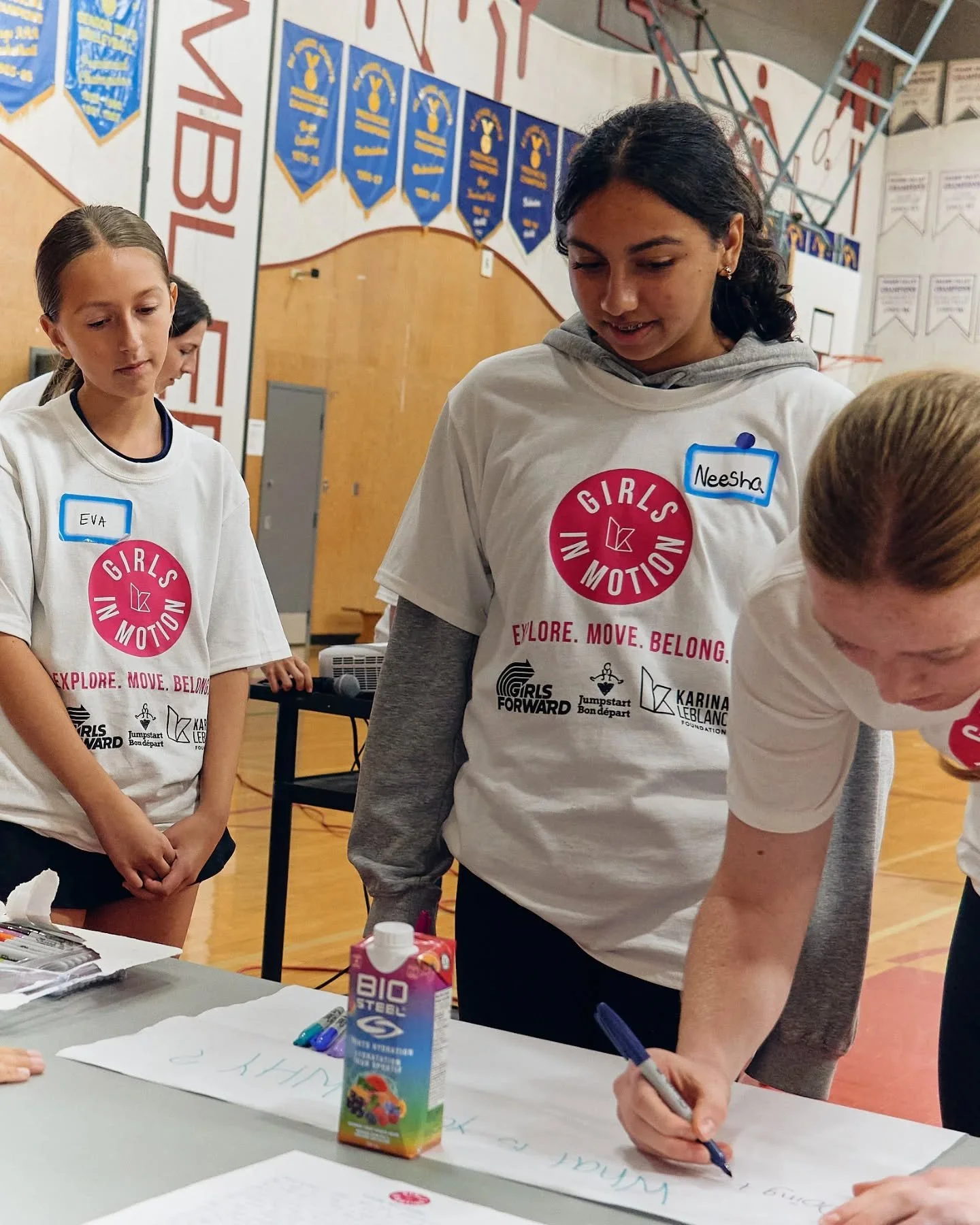 Do you set resolutions or intentions at the start of the new year?

This year (okay, every year!), ours is to make a positive impact on the next generation of girls. We're excited to continue our work with the Karina LeBlanc Femtorship Program, welco