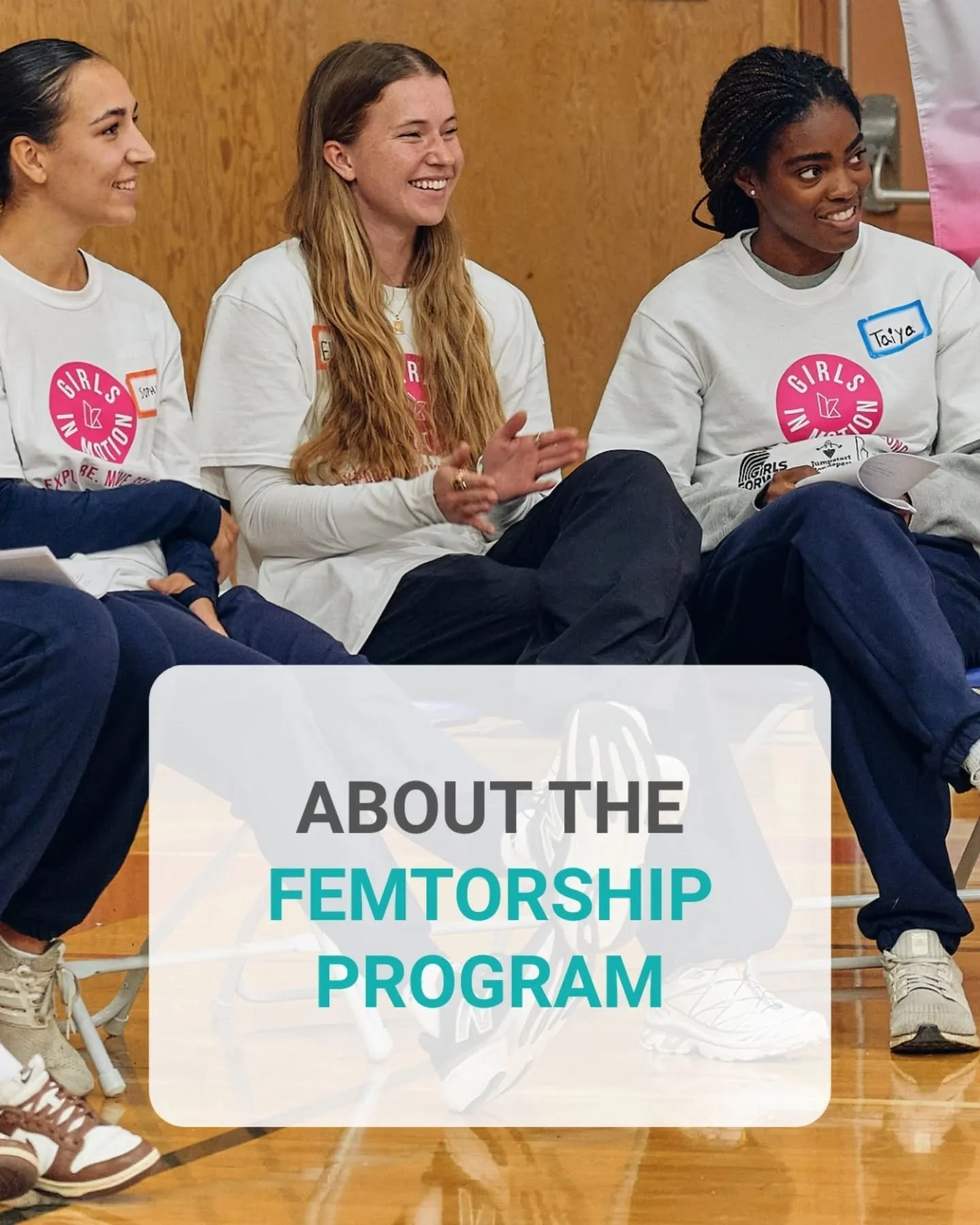 Did you know that January is National Mentoring Month? Mentorship is at the core of what we do... except we call it "Femtorship" 😉

Our Femtorship Program is designed to help girls and young women grow into confident leaders 💪

The journe