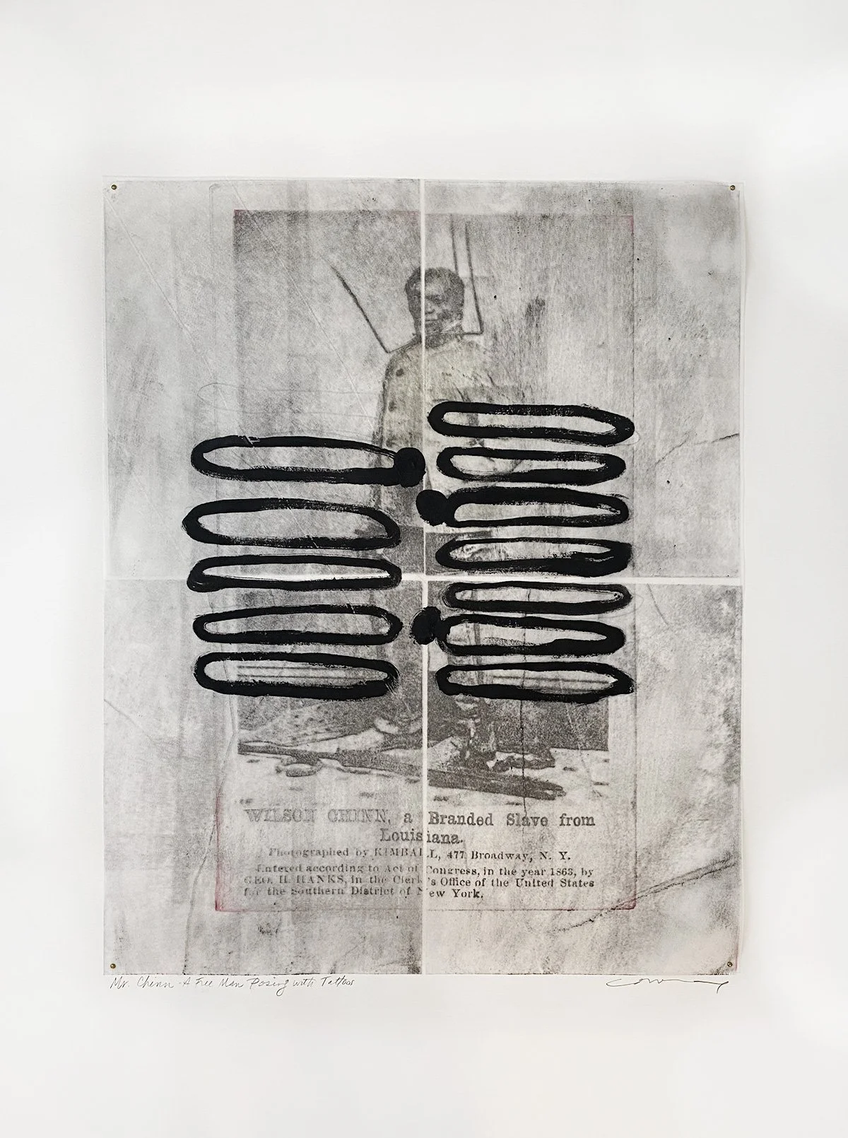 Mr. Chinn, 22wx30h, lithograph and ink
$1450