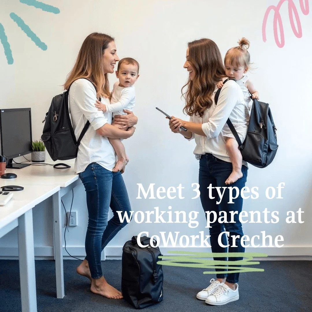 Meet the 3 types of parents thriving at CoWork Cr&egrave;che! 👩&zwj;👩&zwj;👦💼
Because parenting and productivity can go hand-in-hand. Which one are you? 🤔

1️⃣ The Entrepreneur Parent &ndash; building their dream business with baby by their side 