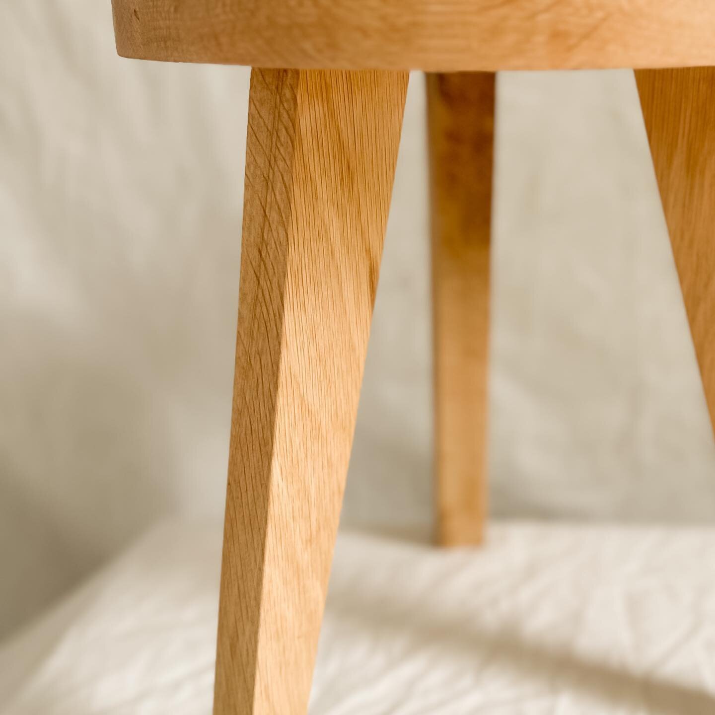 The Mt. Hood Stool - made with a beautiful tanoak wood from the southern Oregon/ Northern California region and finished with a natural danish oil to highlight its rich coloring. The stool&rsquo;s tapered legs provide a strong base for multiple uses.