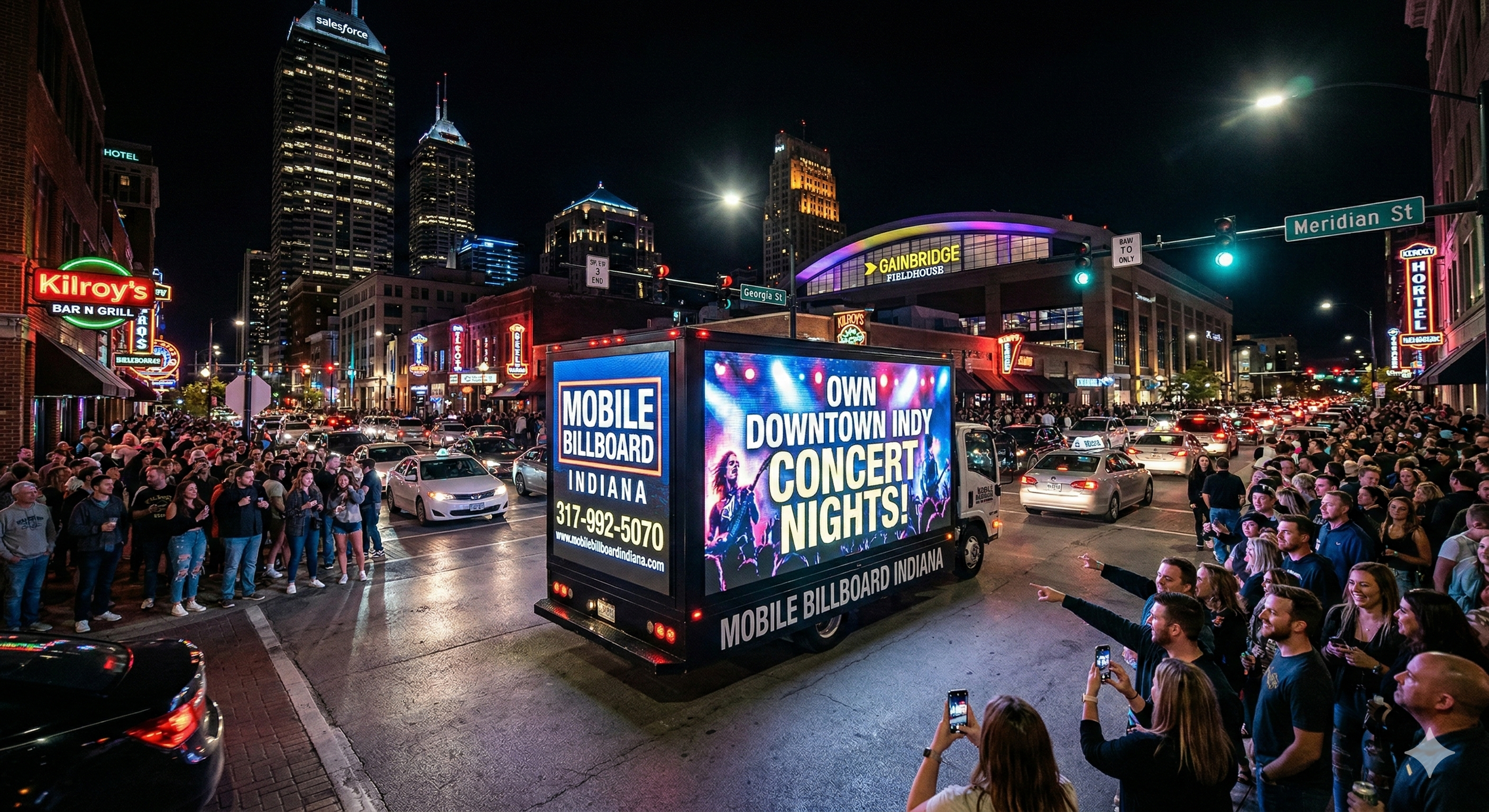 Own Downtown Indianapolis During Concert Nights