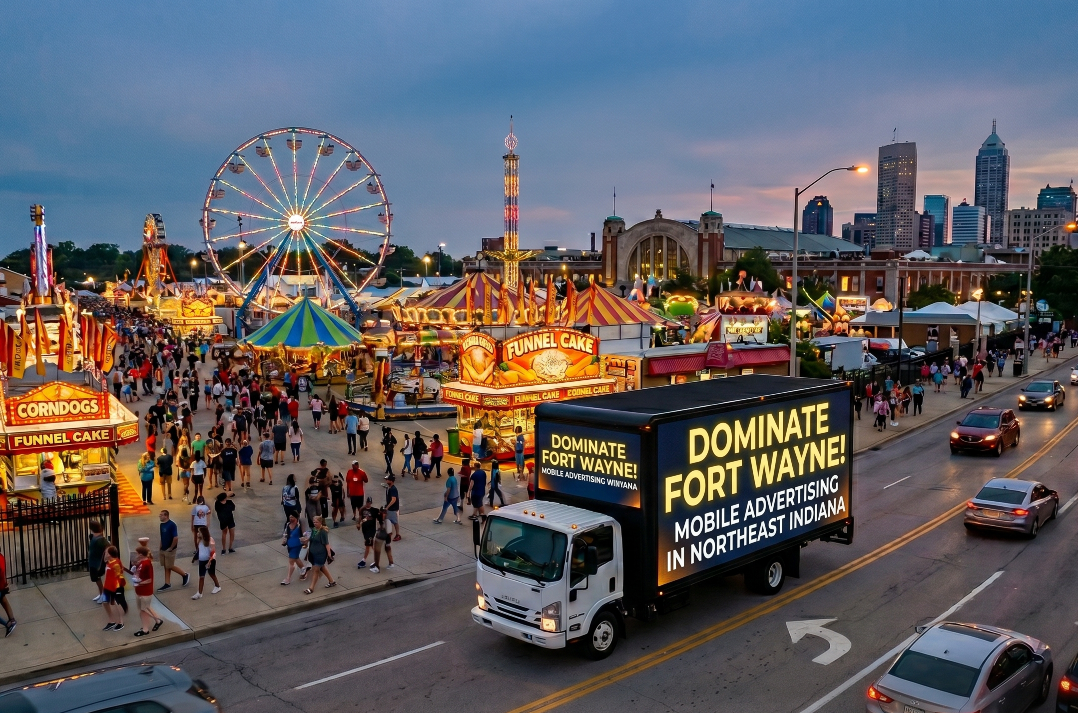 Mobile Billboard Advertising in Fort Wayne: Reaching Northeast Indiana