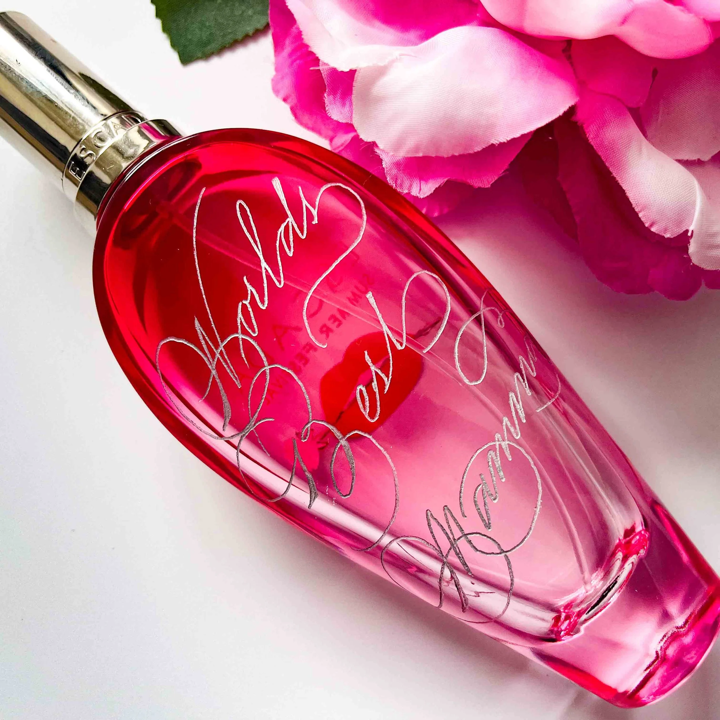 Hand Engraved Perfume Bottle