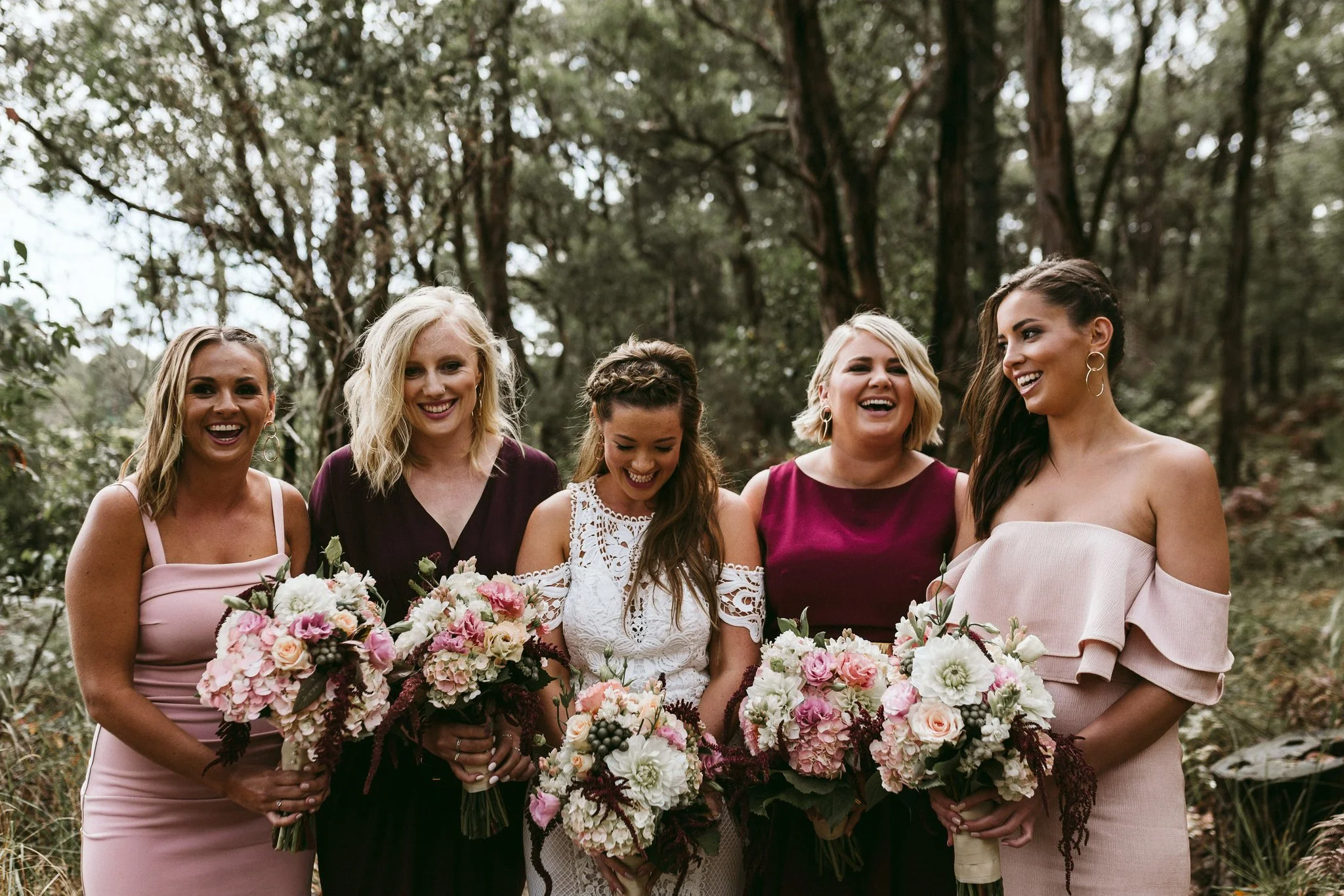 Rustic forest wedding