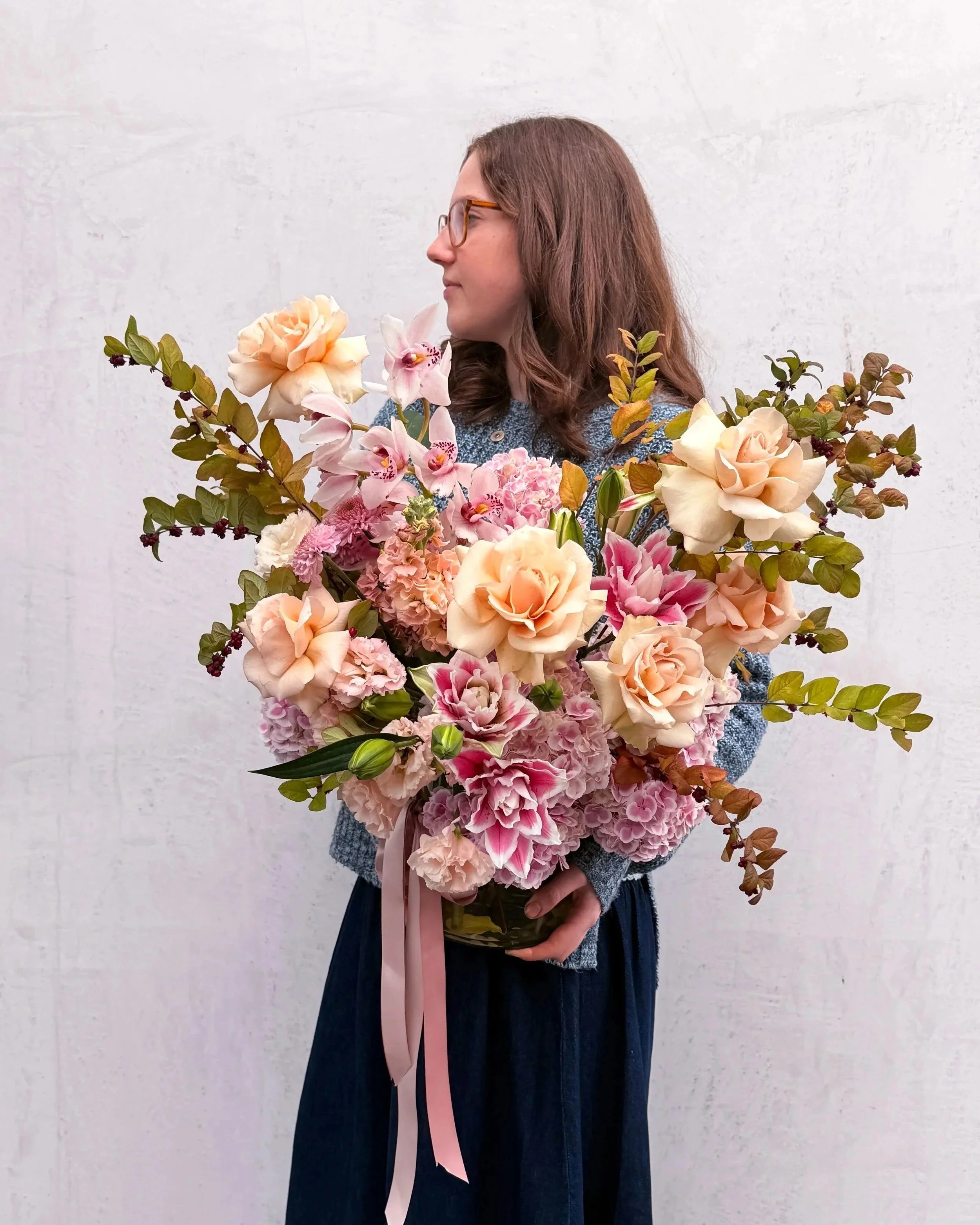 Luxe Vase arrangement Brighton florist