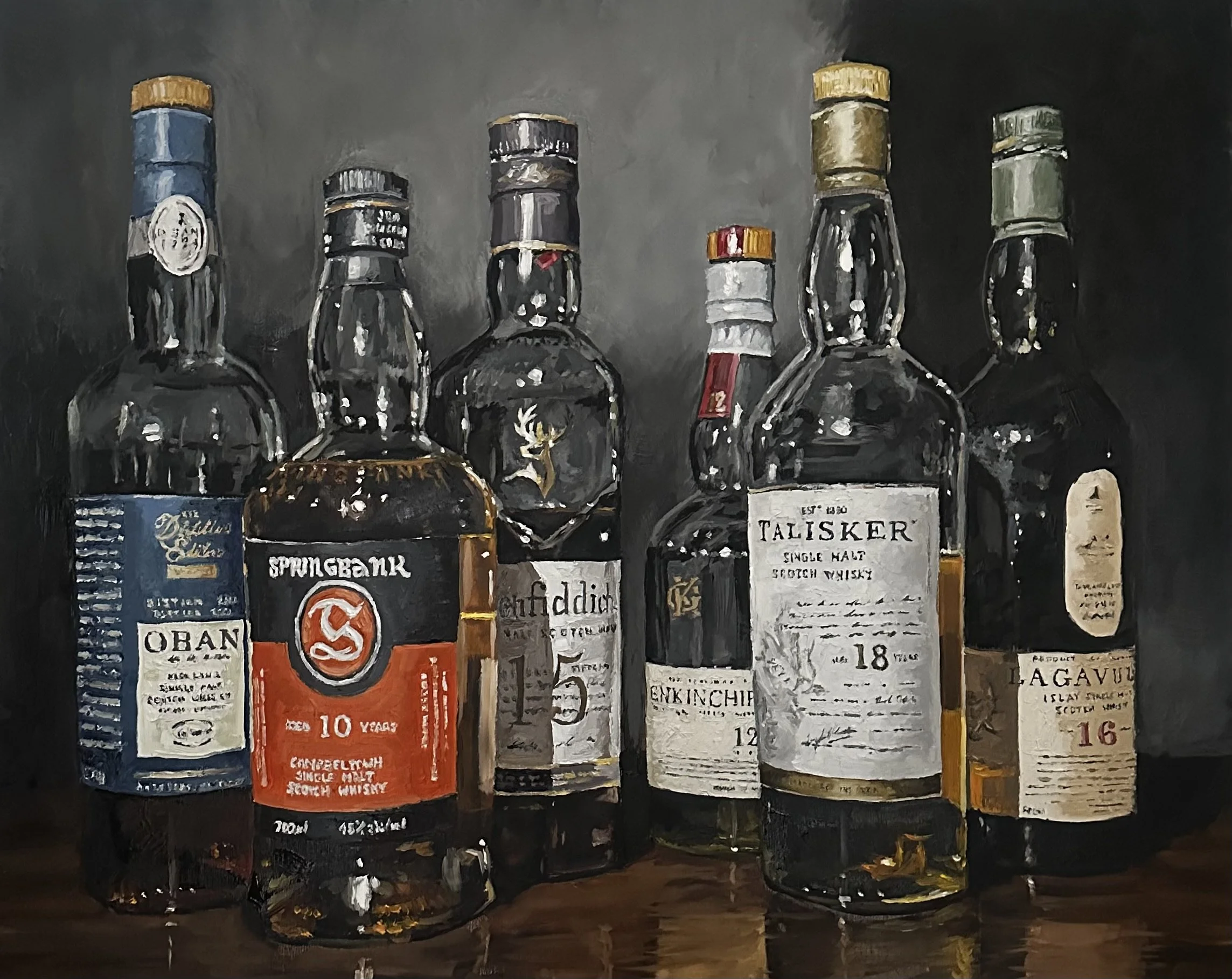 Tour de Scotland - 24x30 oil on panel - $2,900