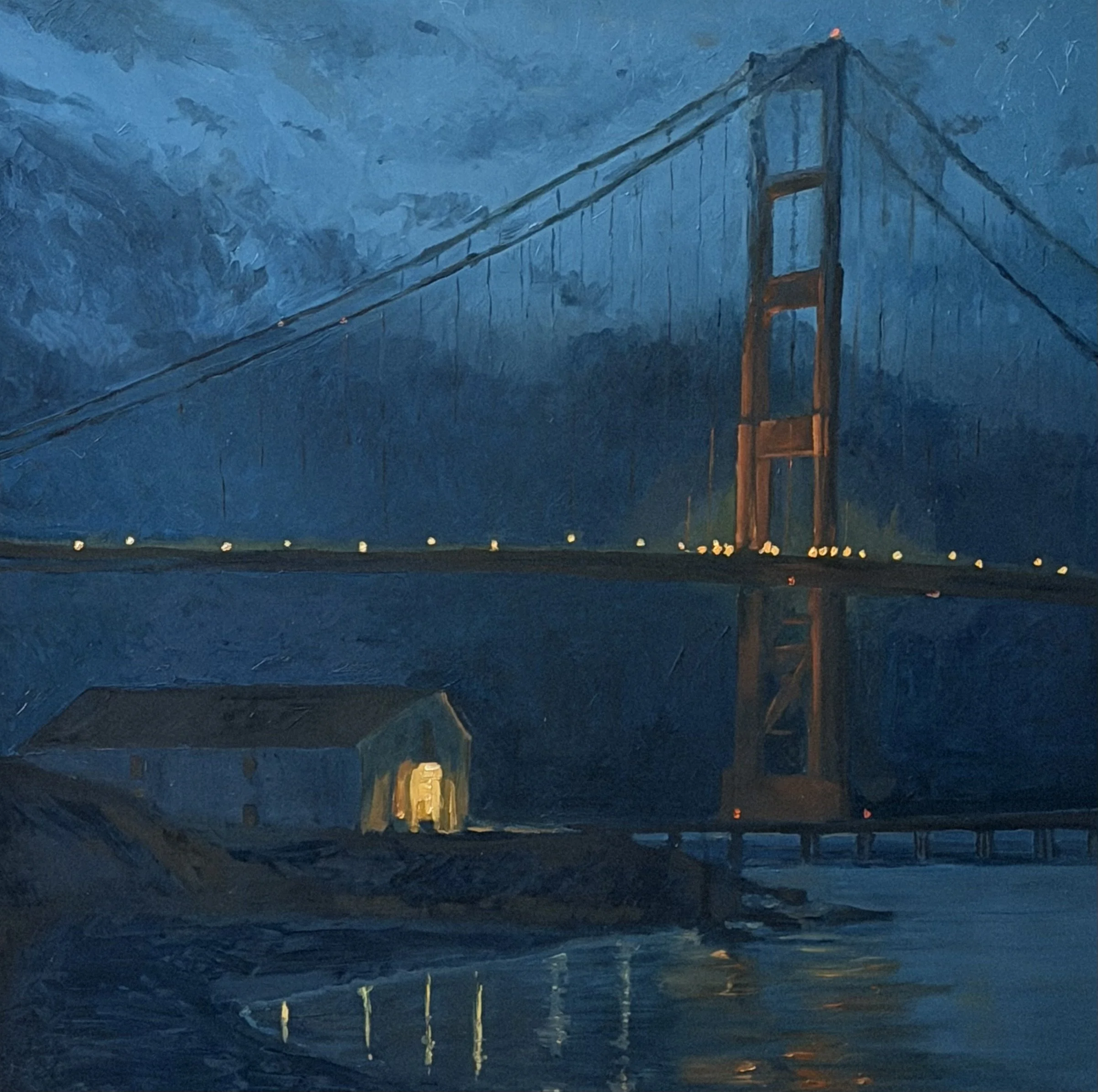 Golden Gate - 30x30 oil on panel - $3,000