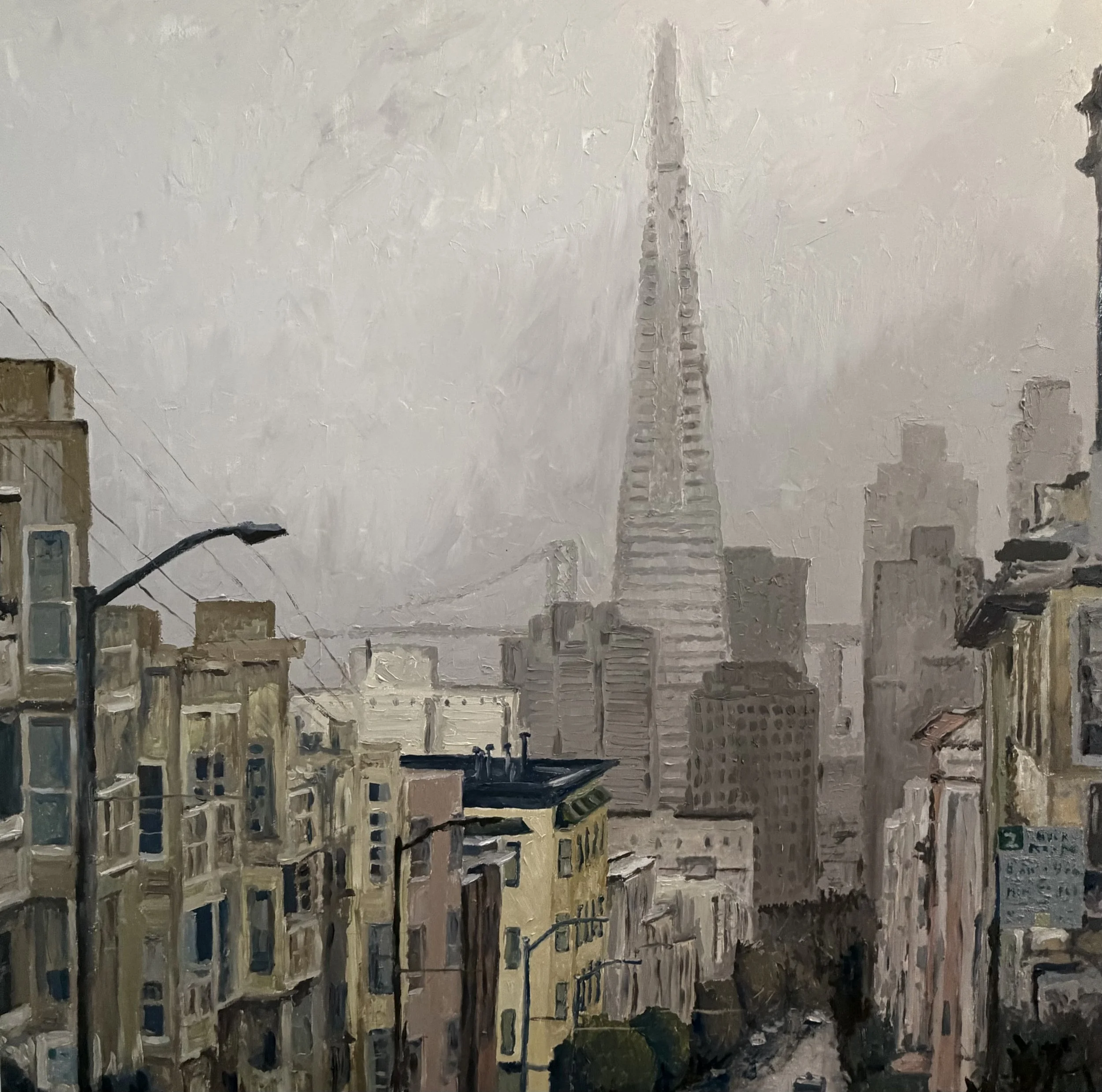 Nob Hill - 30x30 oil on panel - $2,900