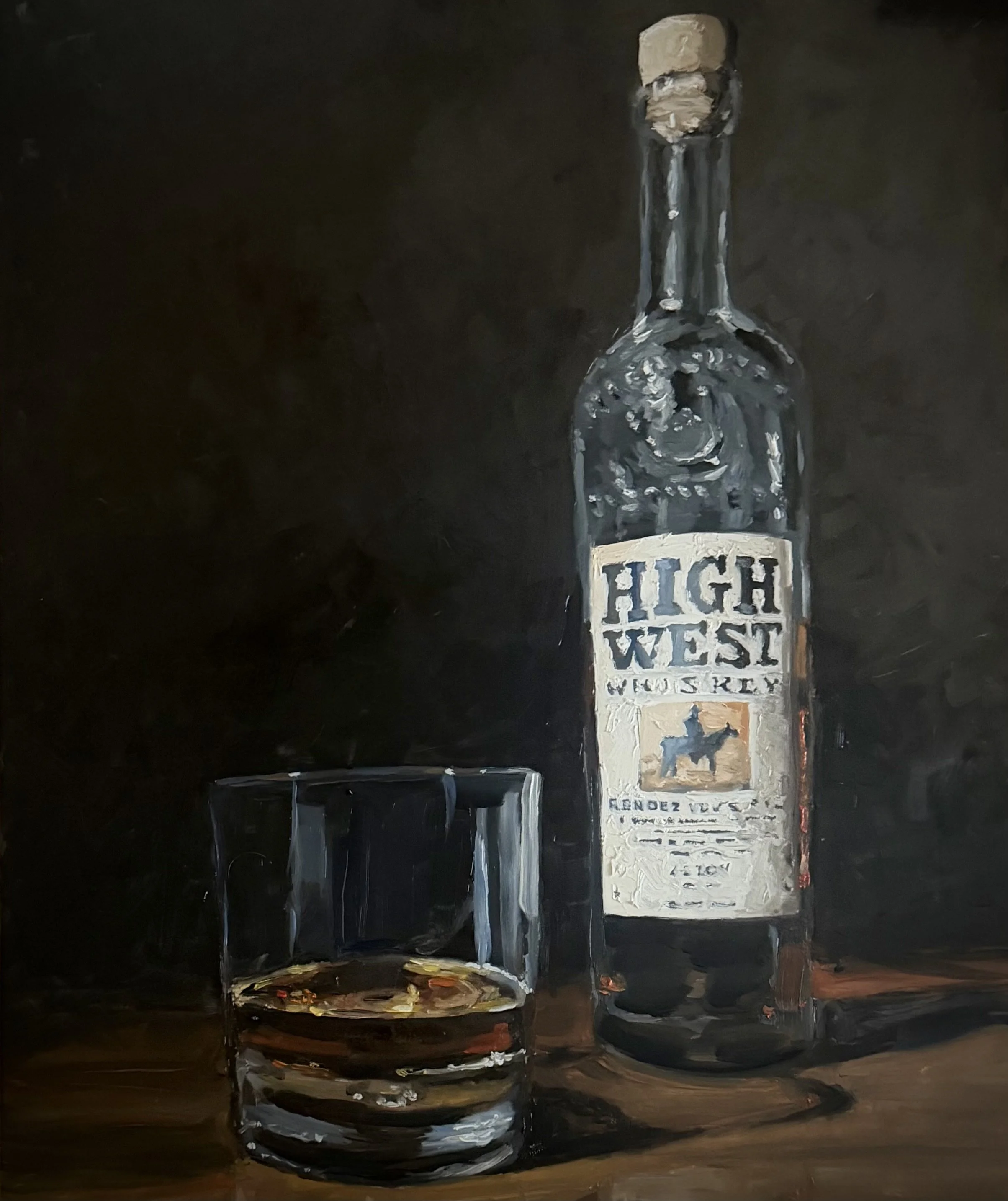 Rendezvous - 20x16 oil on panel - $900