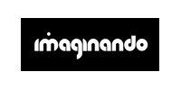 The word 'imaginando' in white lowercase letters on a black background.