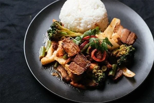 Photo of a meal on a plate