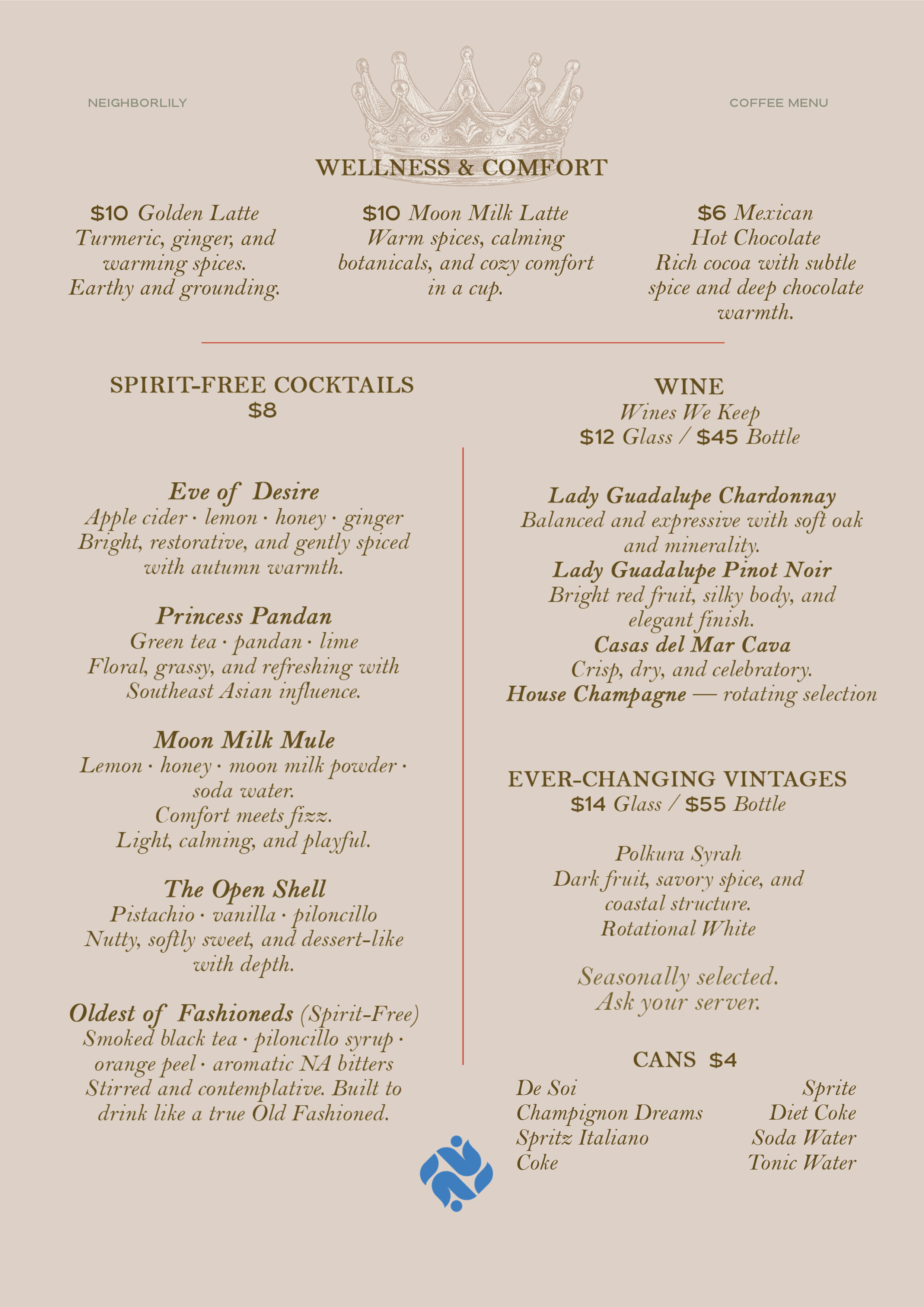 Coffee, Tea & Spirit Free Menu - Page 3