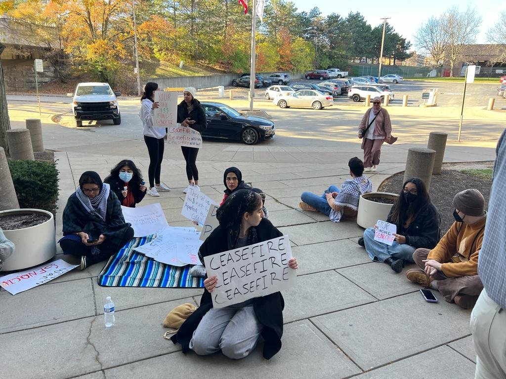 Sit-in outside Marcy Kaptur's Office