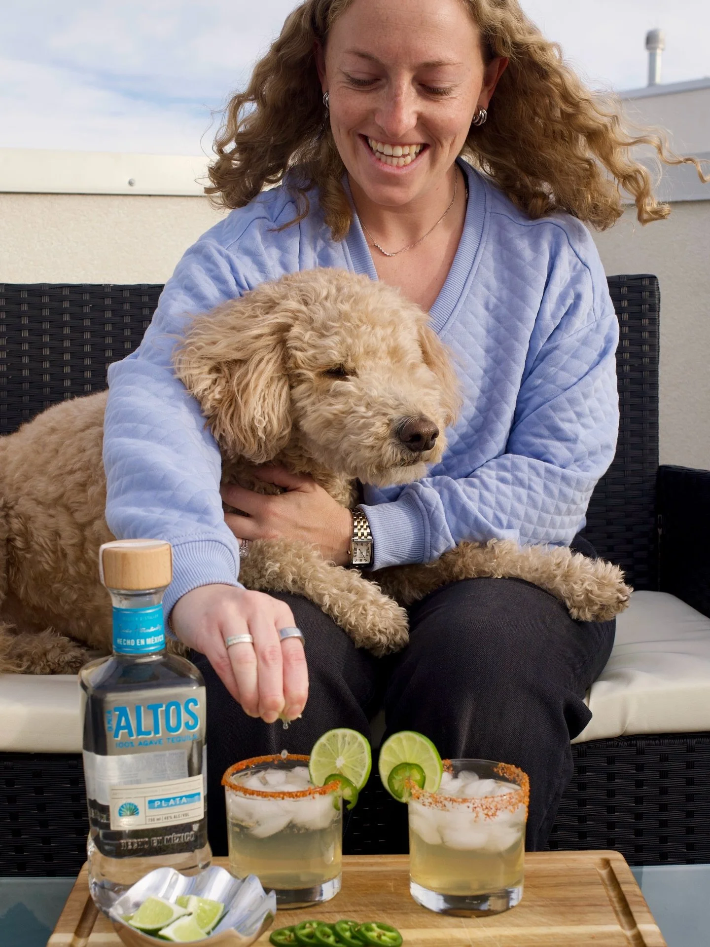 Denver days are better outside &mdash; especially with Otis nearby and a classic @altostequila margarita in hand. #ad​
​
For National Margarita Day on February 22, I&rsquo;m going with THE margarita&rsquo;s tequila. Olmeca Altos Plata is the best opt