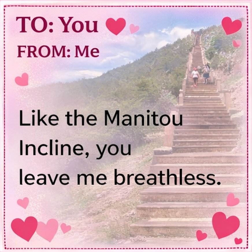 Proof that love looks different at 5280 feet 💕