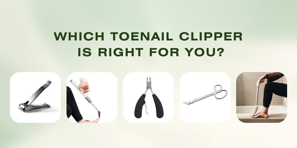 Ableware Pistol Grip Remote Toe Nail Clipper | Long Handle Nail Clipper