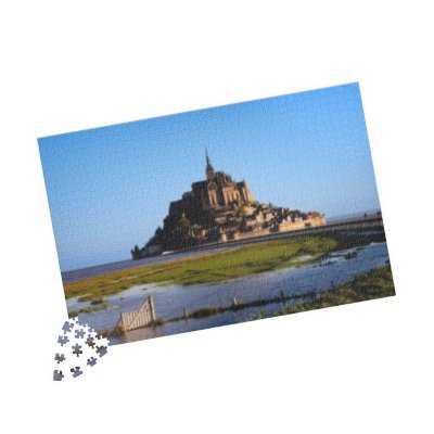 High tide at Mont Saint Michel Puzzle.jpeg