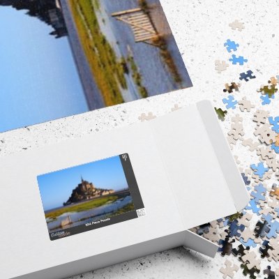 High tide at Mont Saint Michel Puzzle 3.jpeg