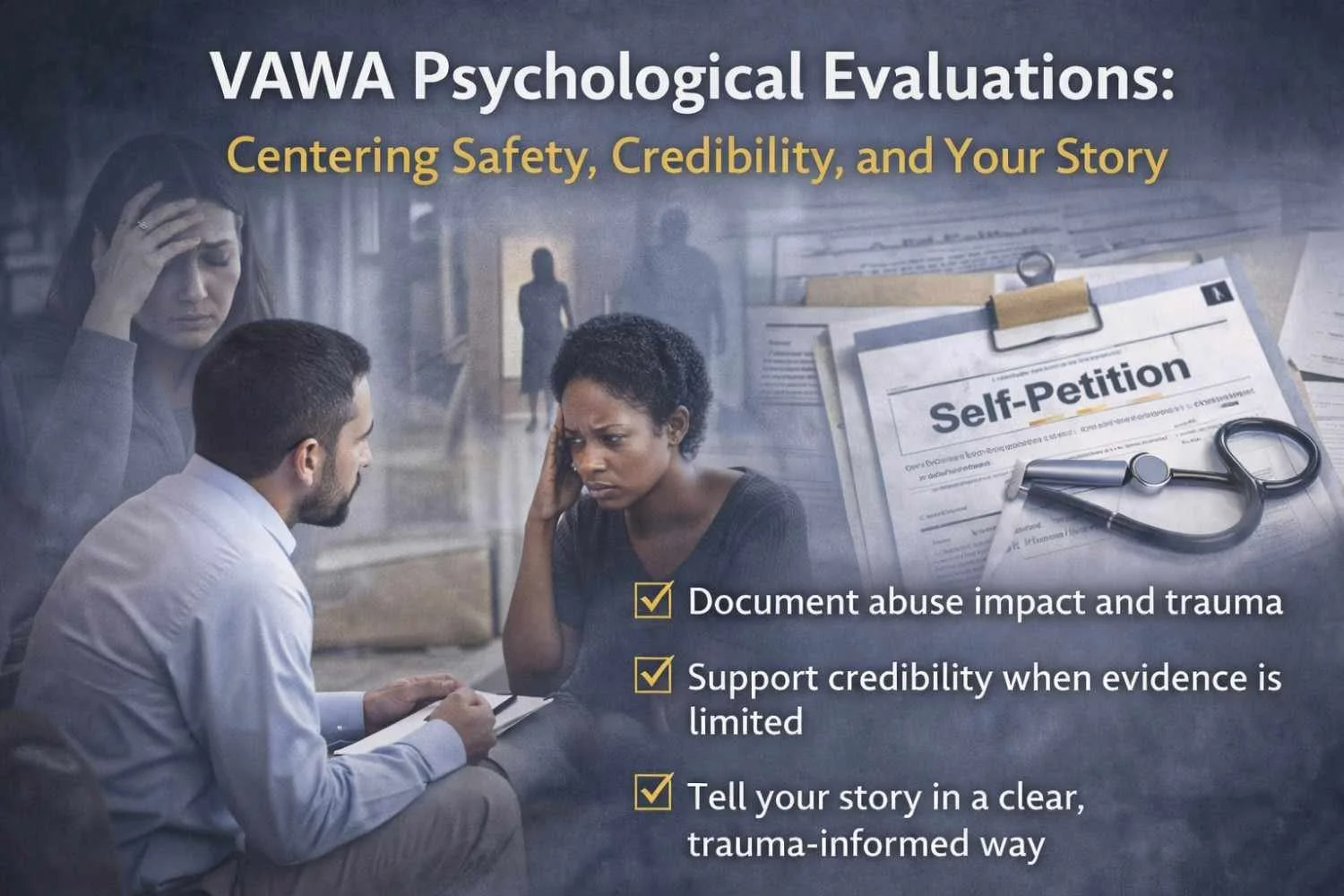 VAWA Psychological Evaluations: Centering Safety, Credibility, and Your Story