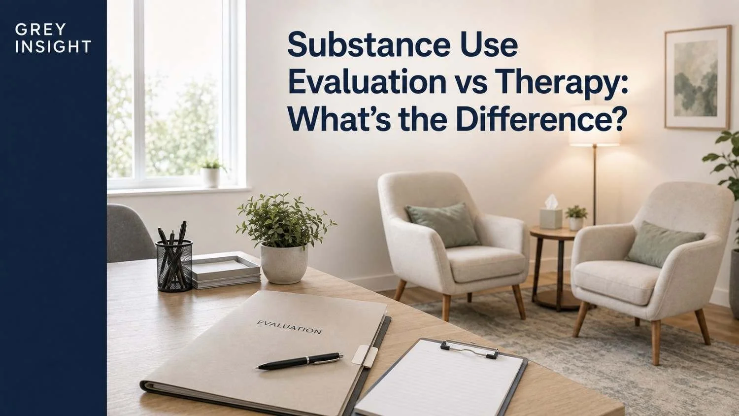Substance Use Evaluation vs Therapy: What’s the Difference?