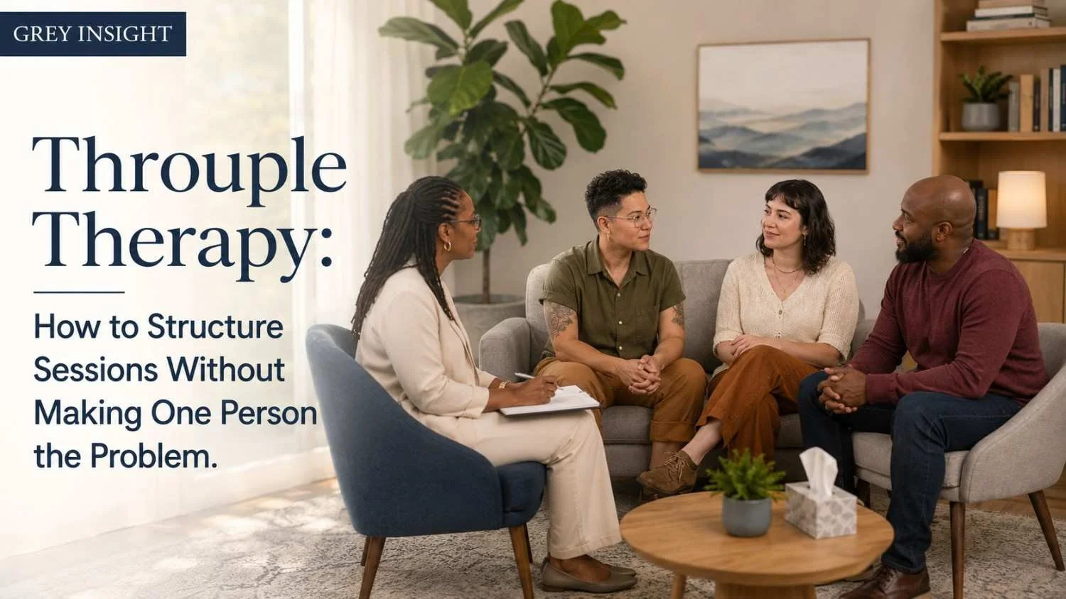 Throuple Therapy: How to Structure Sessions Without Making One Person the Problem